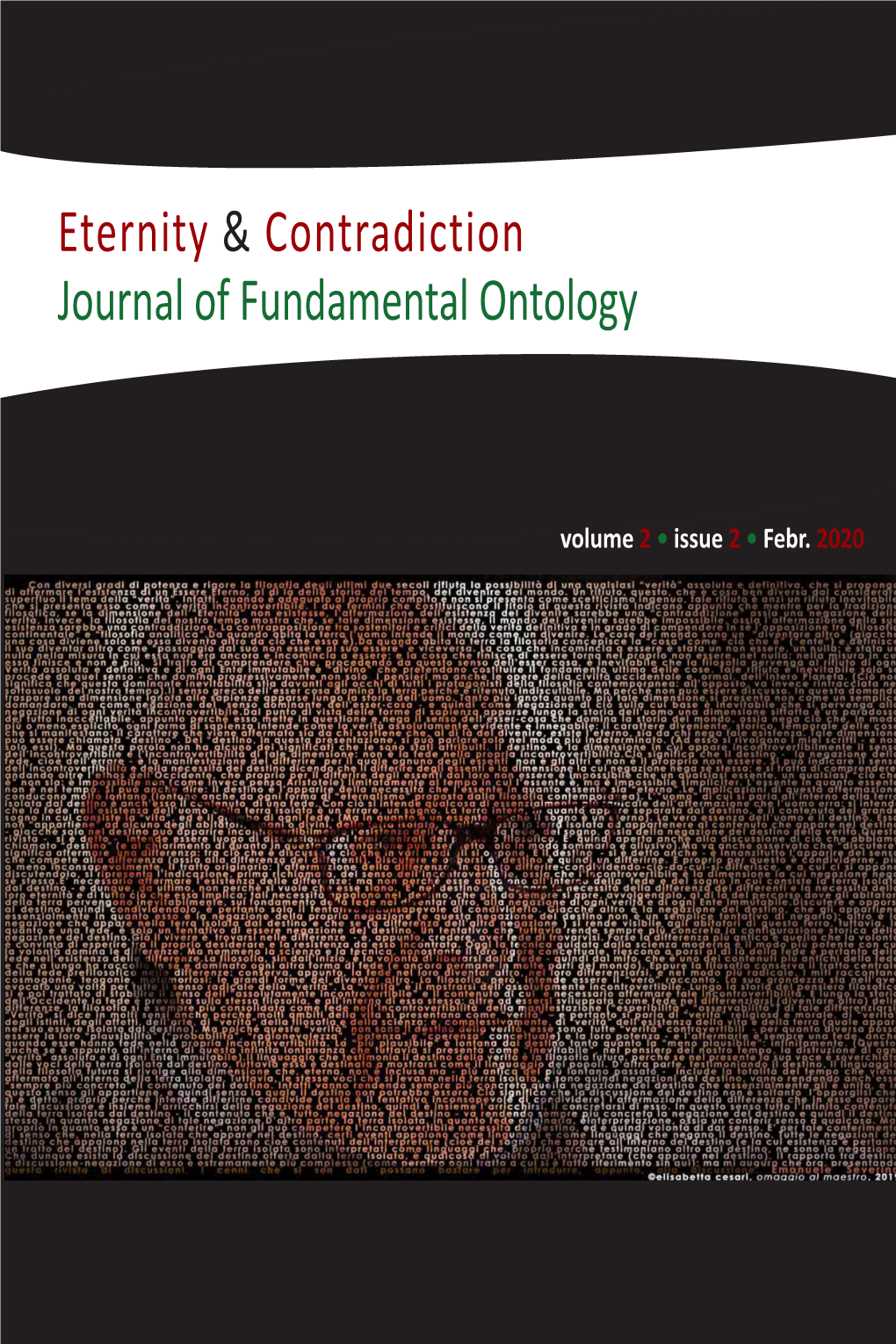 Eternity & Contradiction Journal of Fundamental Ontology