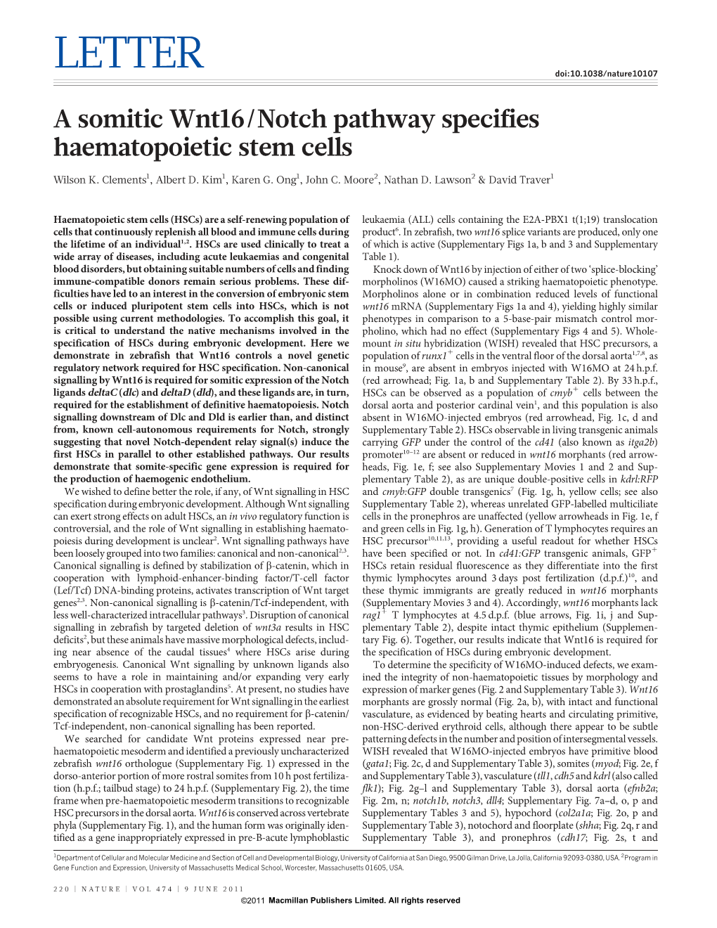 LETTER Doi:10.1038/Nature10107