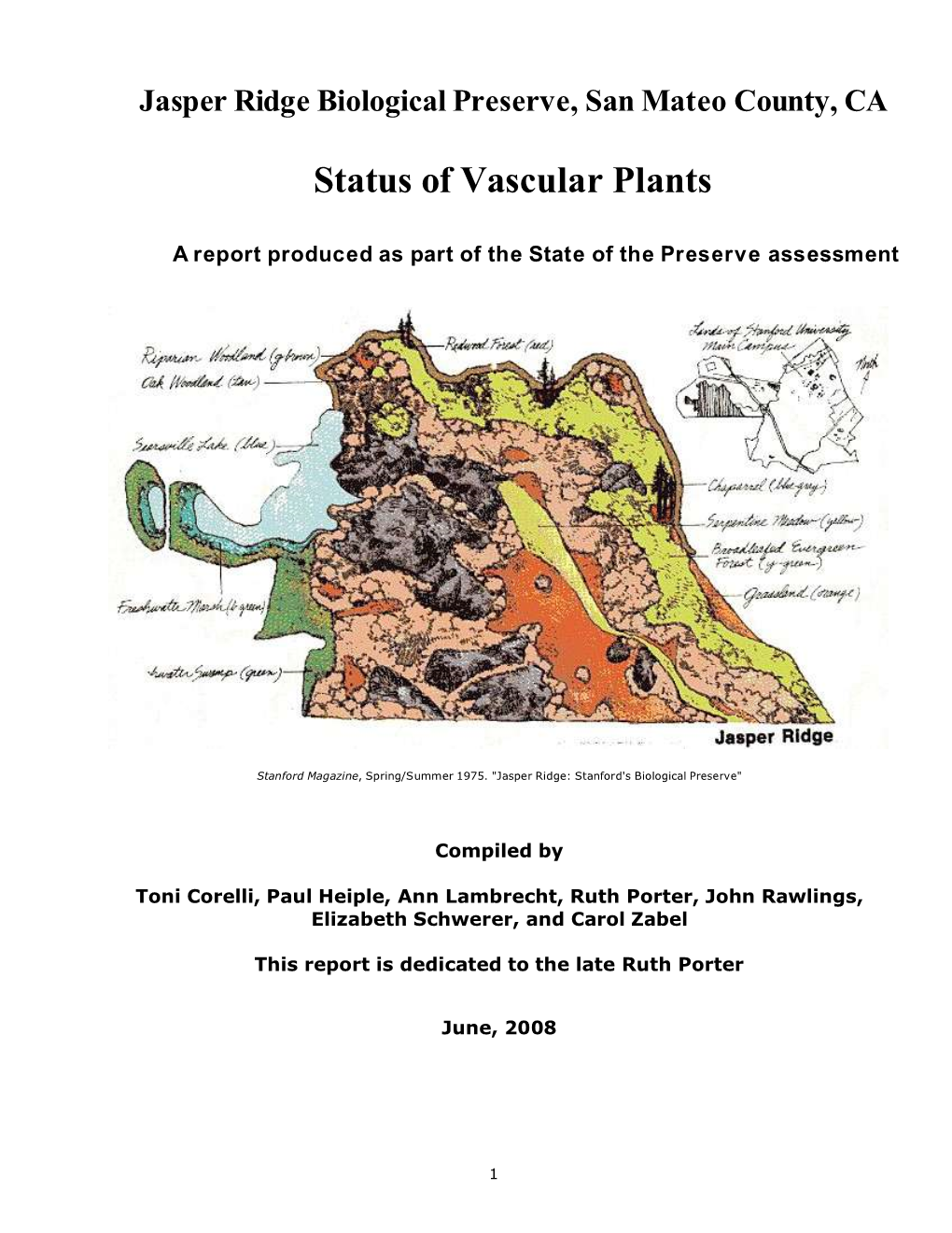 JRBP Vascular Plant Report 10 13 2008 Copy