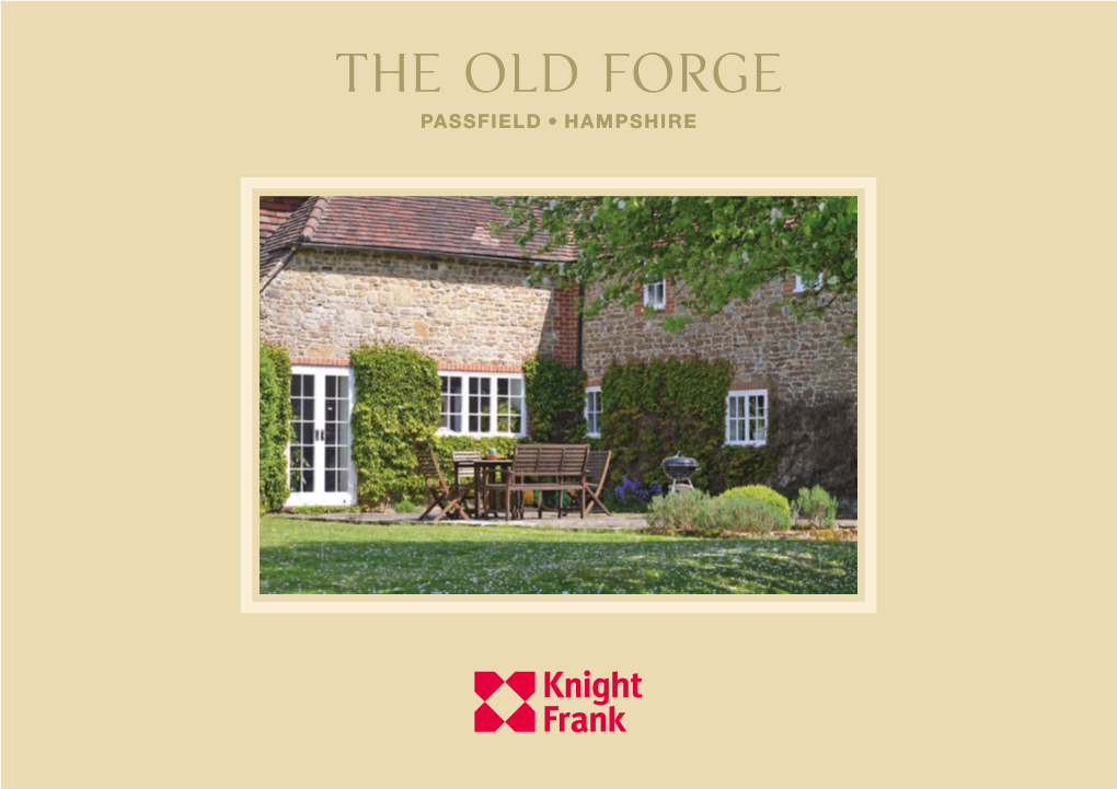 THE OLD FORGE A4 4Pp.Indd