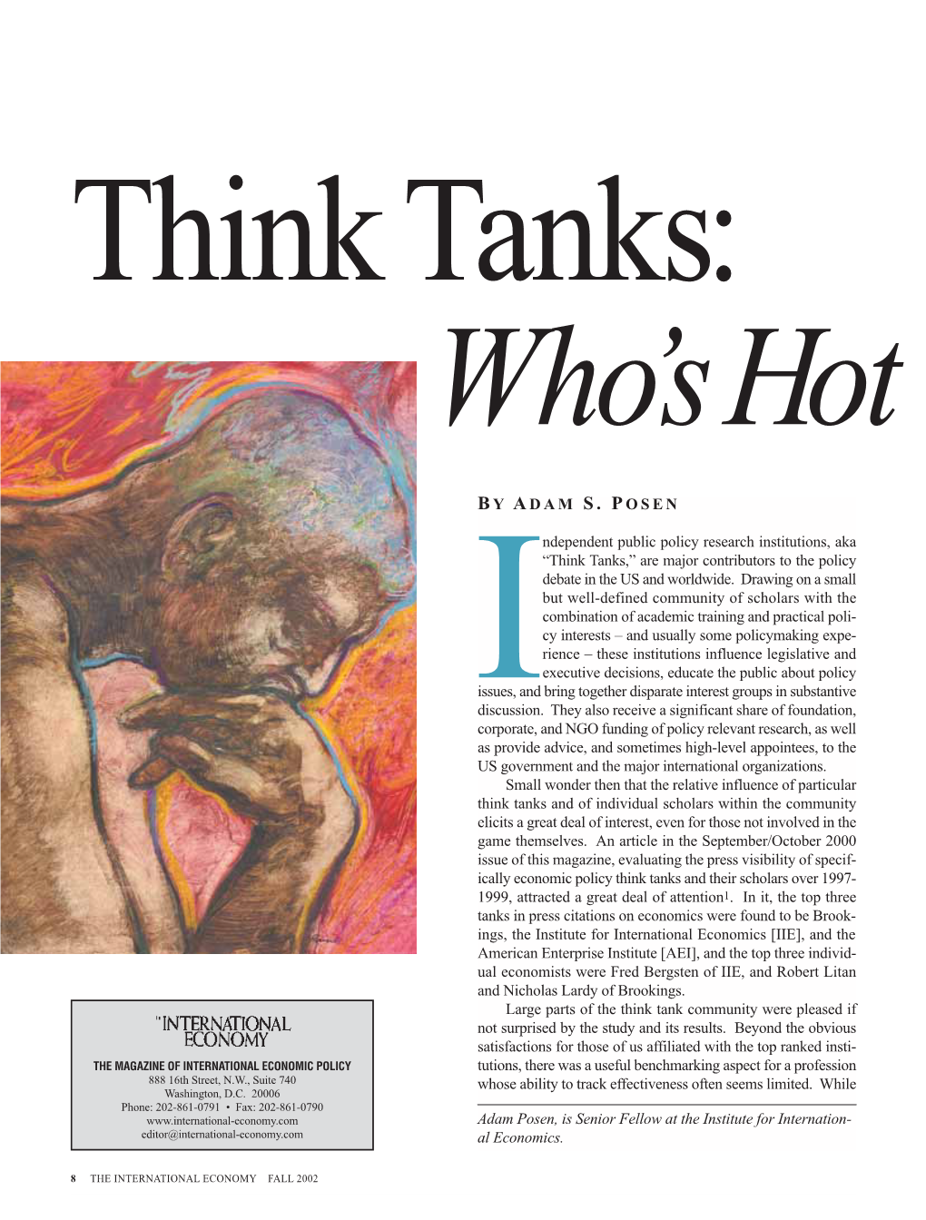 Think Tanks: Who’Shot