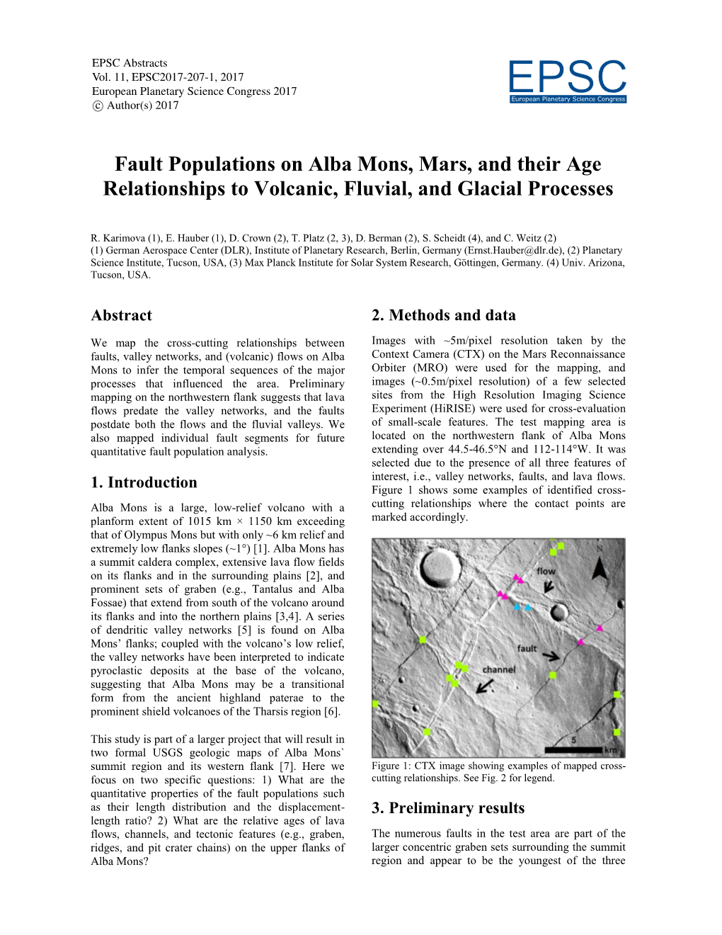 Fault Populations on Alba Mons, Mars, and Their Age Relationships to Volcanic, Fluvial, and Glacial Processes