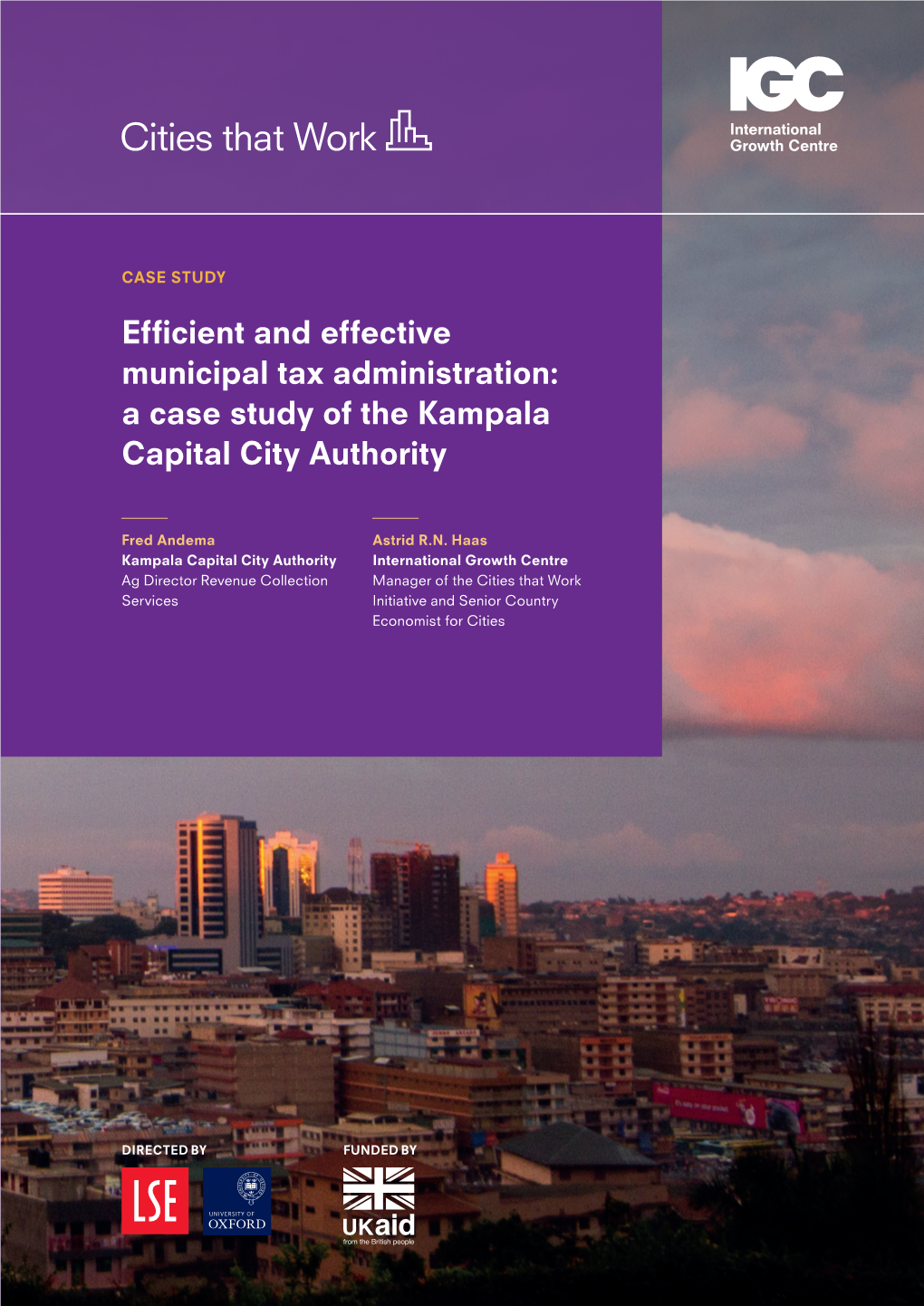 A Case Study of the Kampala Capital City Authority