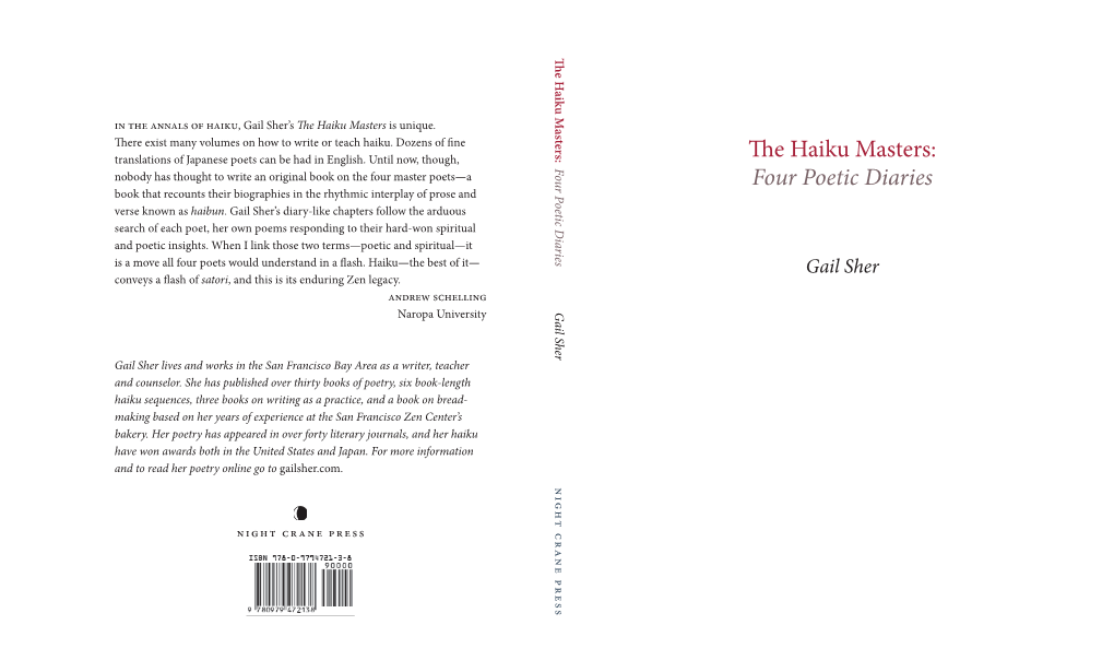 The Haiku Masters: Four Poetic Diaries