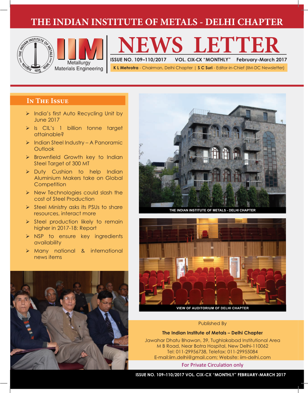 News Letter Issue No