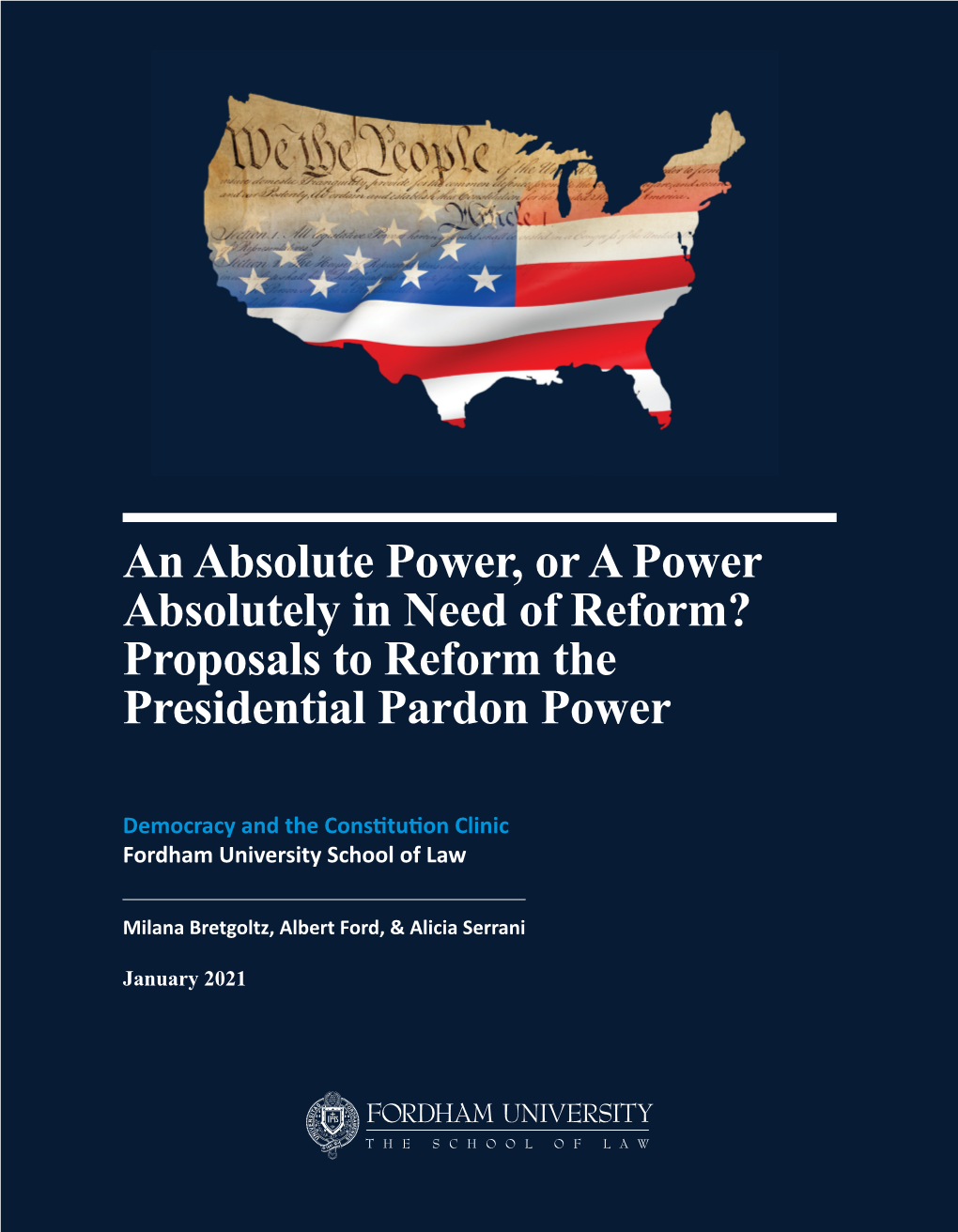 Proposals to Reform the Presidential Pardon Power