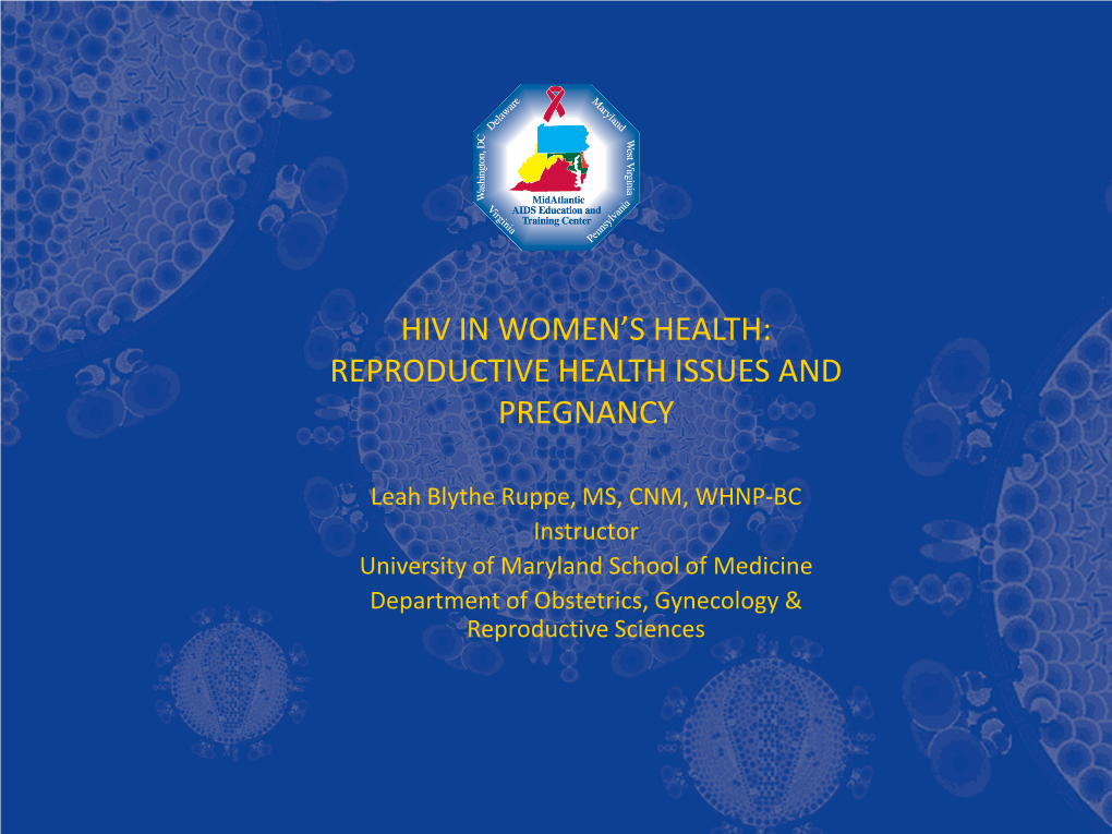 Hiv in Women's Health