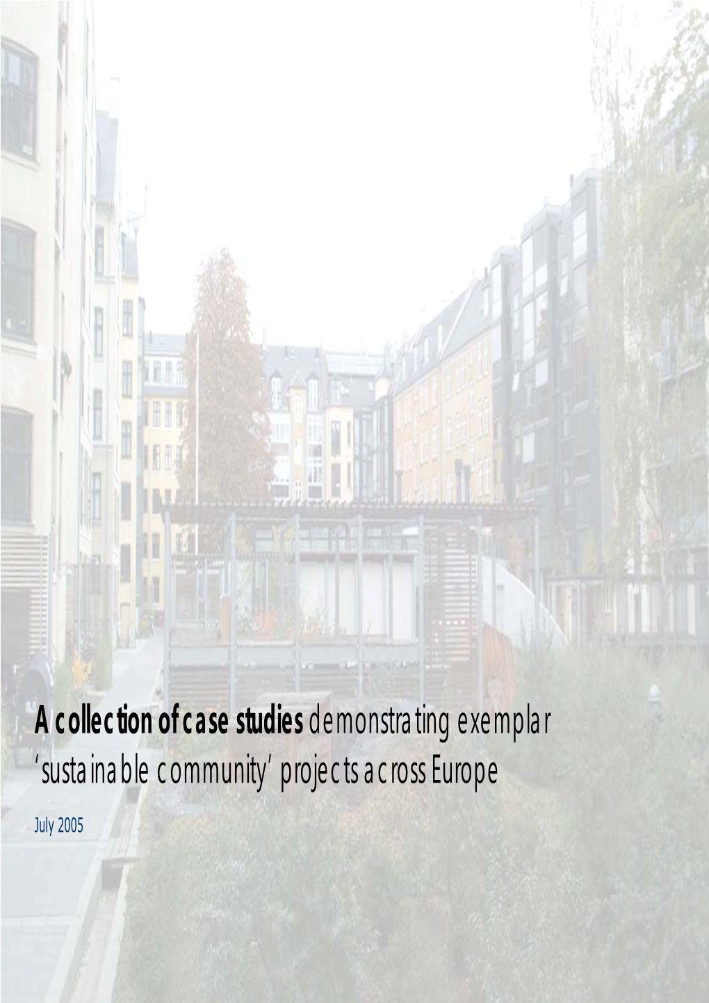 Sustainable Communities Across Europe