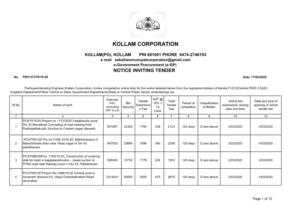 Kollam Corporation