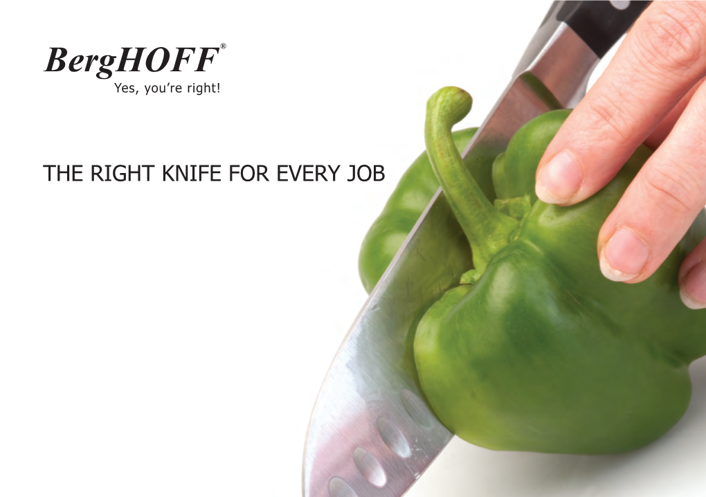 The Right Knife for Every Job