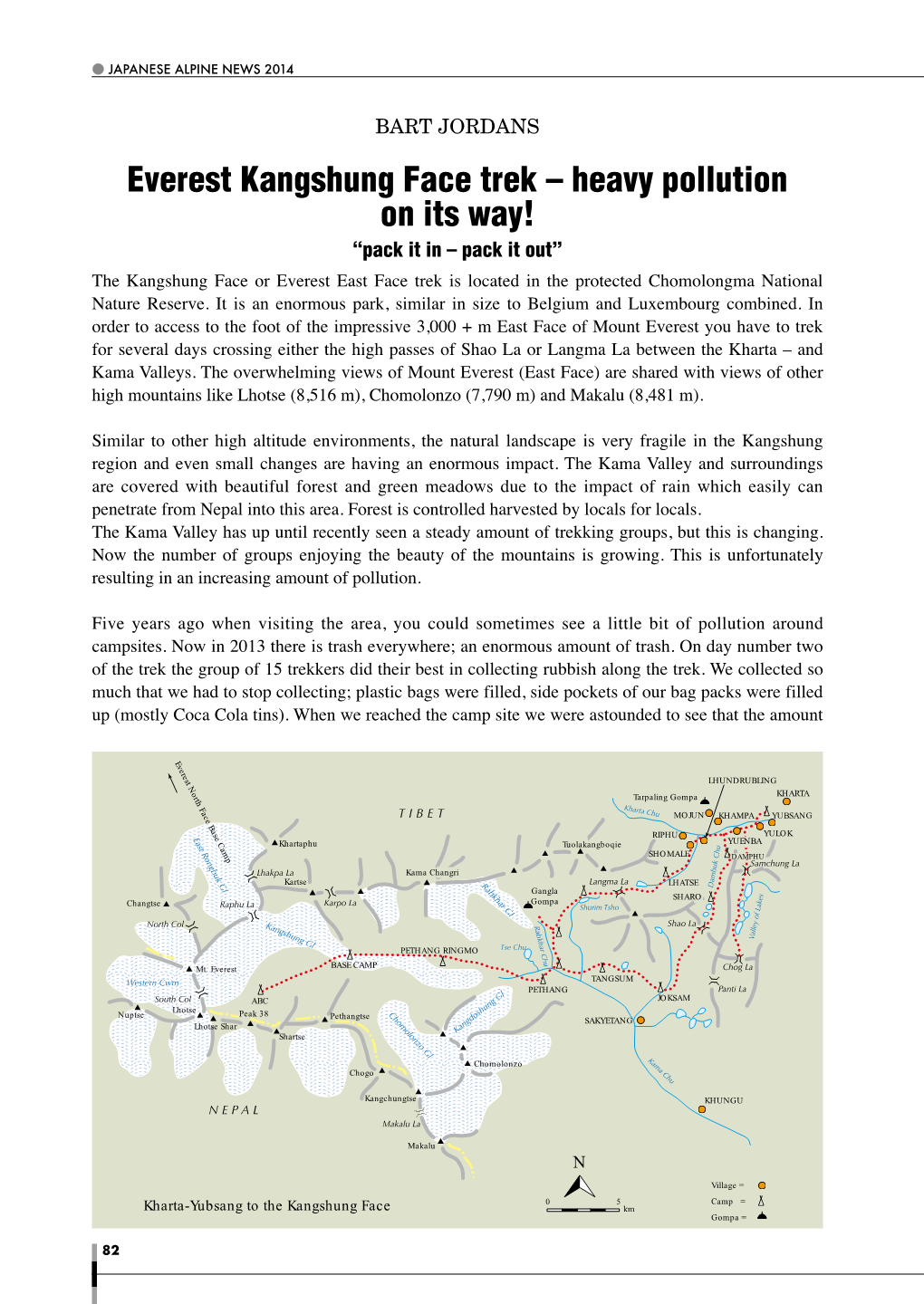 Everest Kangshung Face Trek – Heavy Pollution on Its Way!