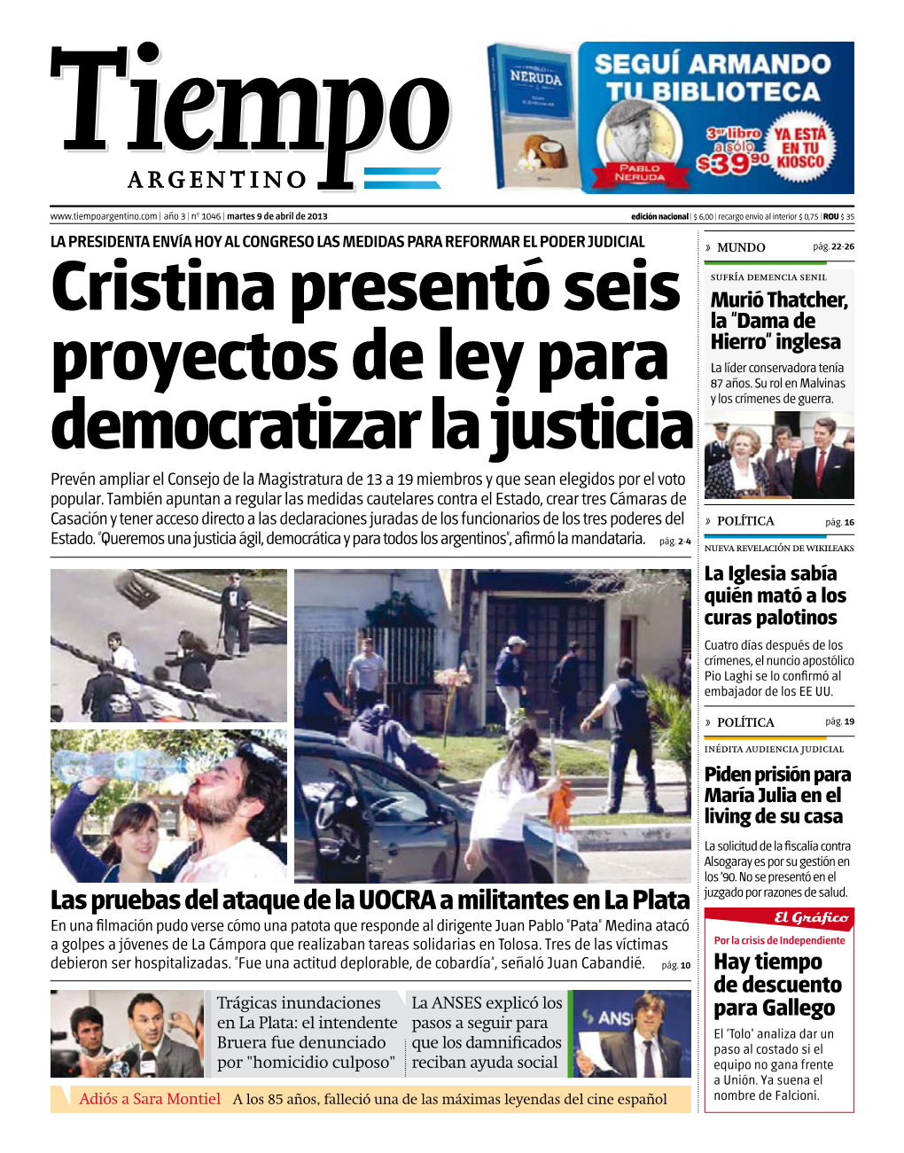 Cristina Presentó Seis Proyectos De Ley Para Democratizar La Justicia