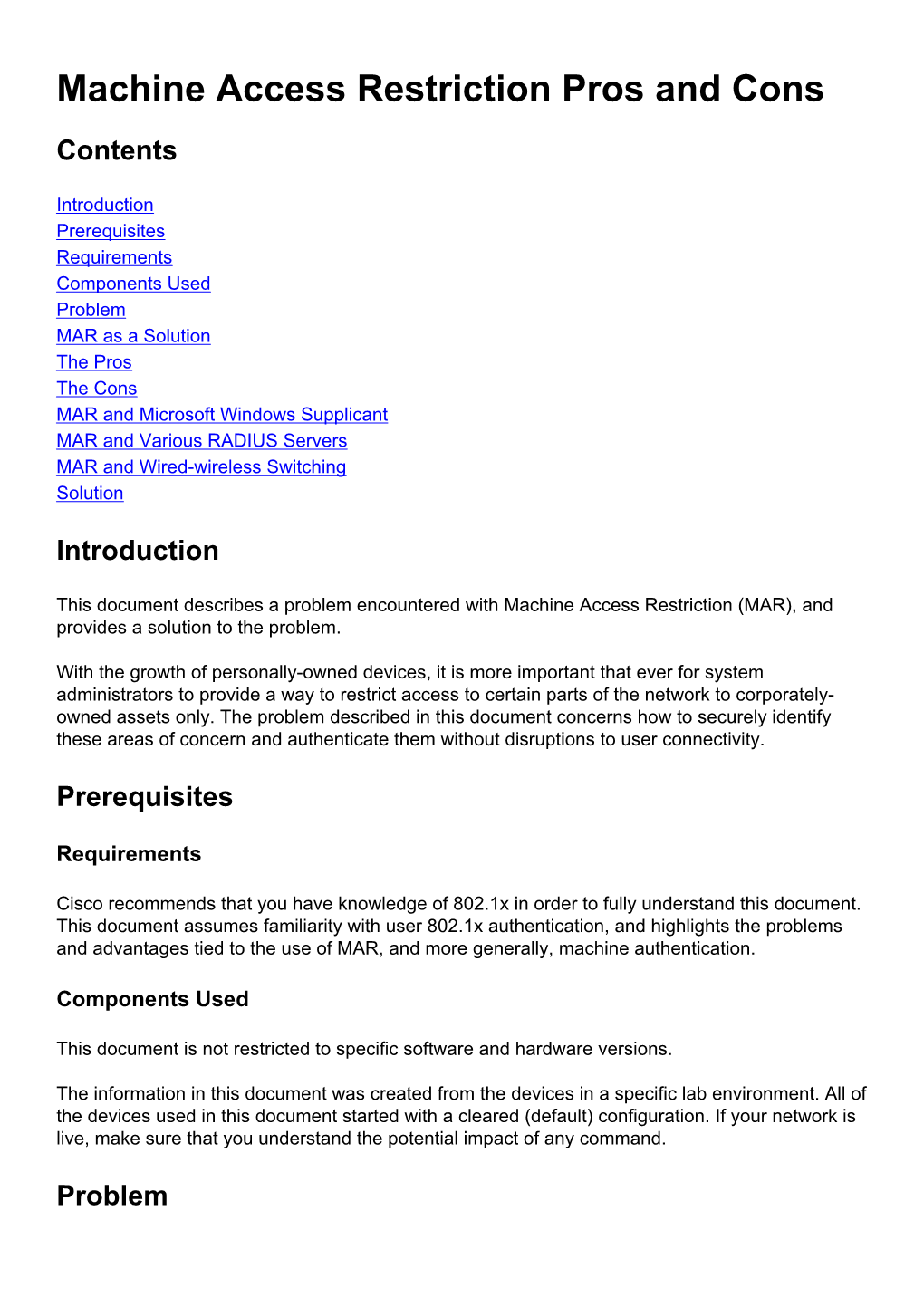 Machine Access Restriction Pros and Cons