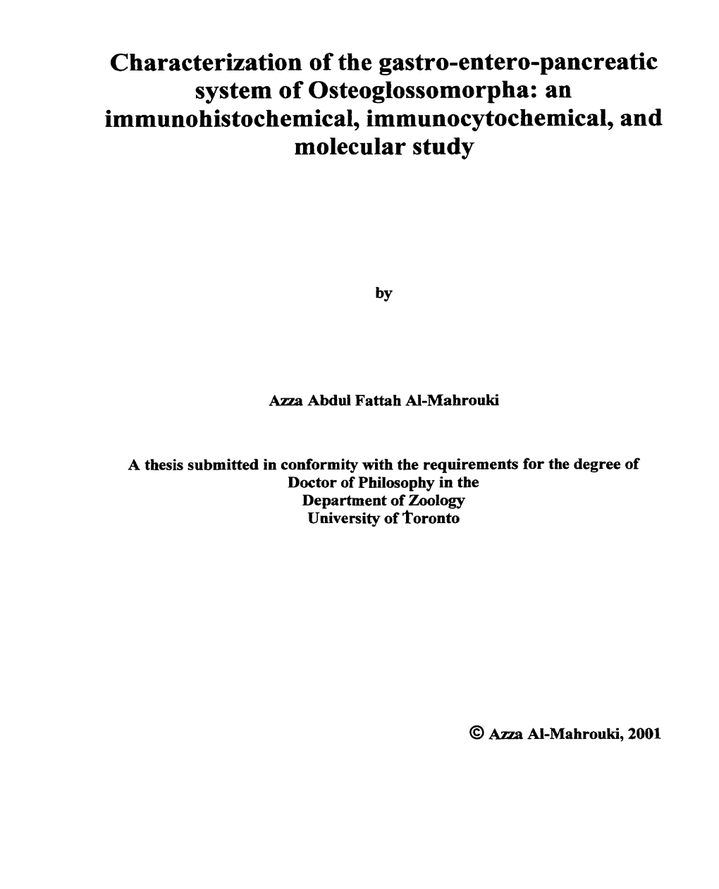 Characterization of the Gastro-Entero-Pancreatic System of Osteoglossomorpha: an Immunohistochemical, Immunocytochemical, and Molecular Study