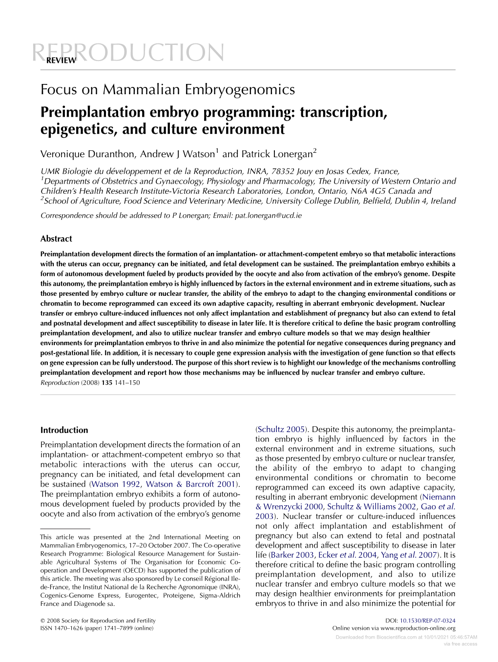 Expression and Possible Role of Fibroblast Growth Factor Family