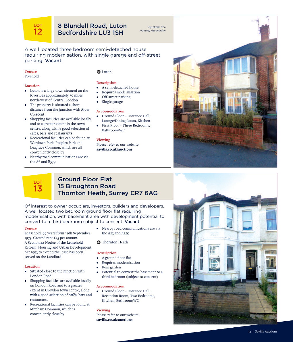 8 Blundell Road, Luton Bedfordshire LU3 1SH Ground Floor Flat 15