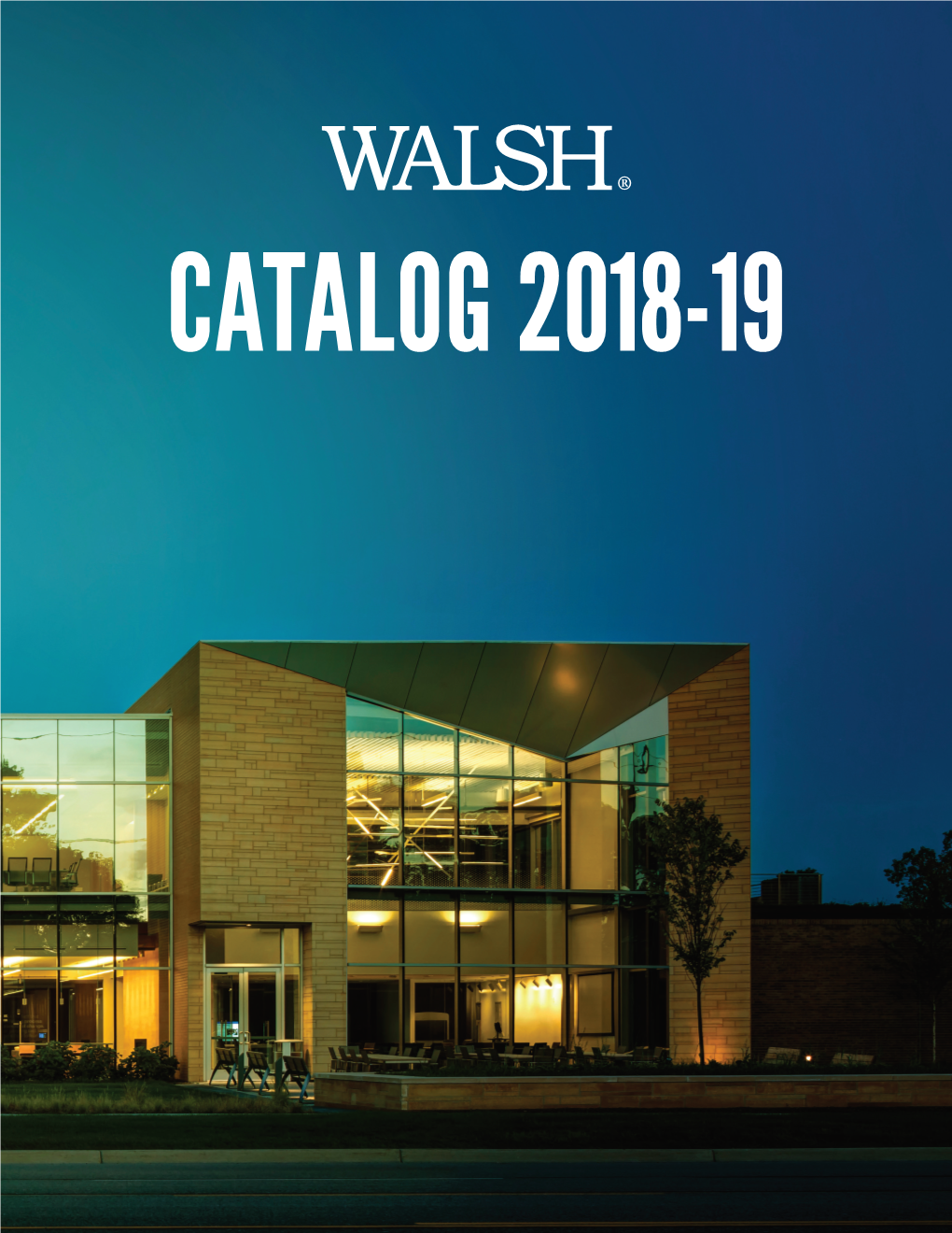 2018-2019 Walsh Catalog
