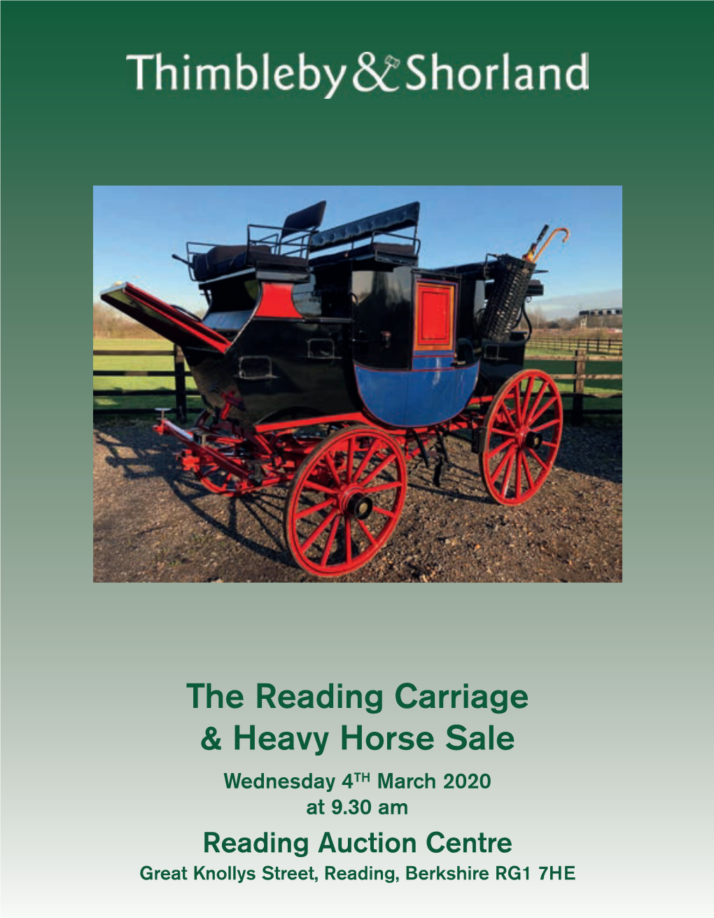 The Reading Carriage & Heavy Horse Sale