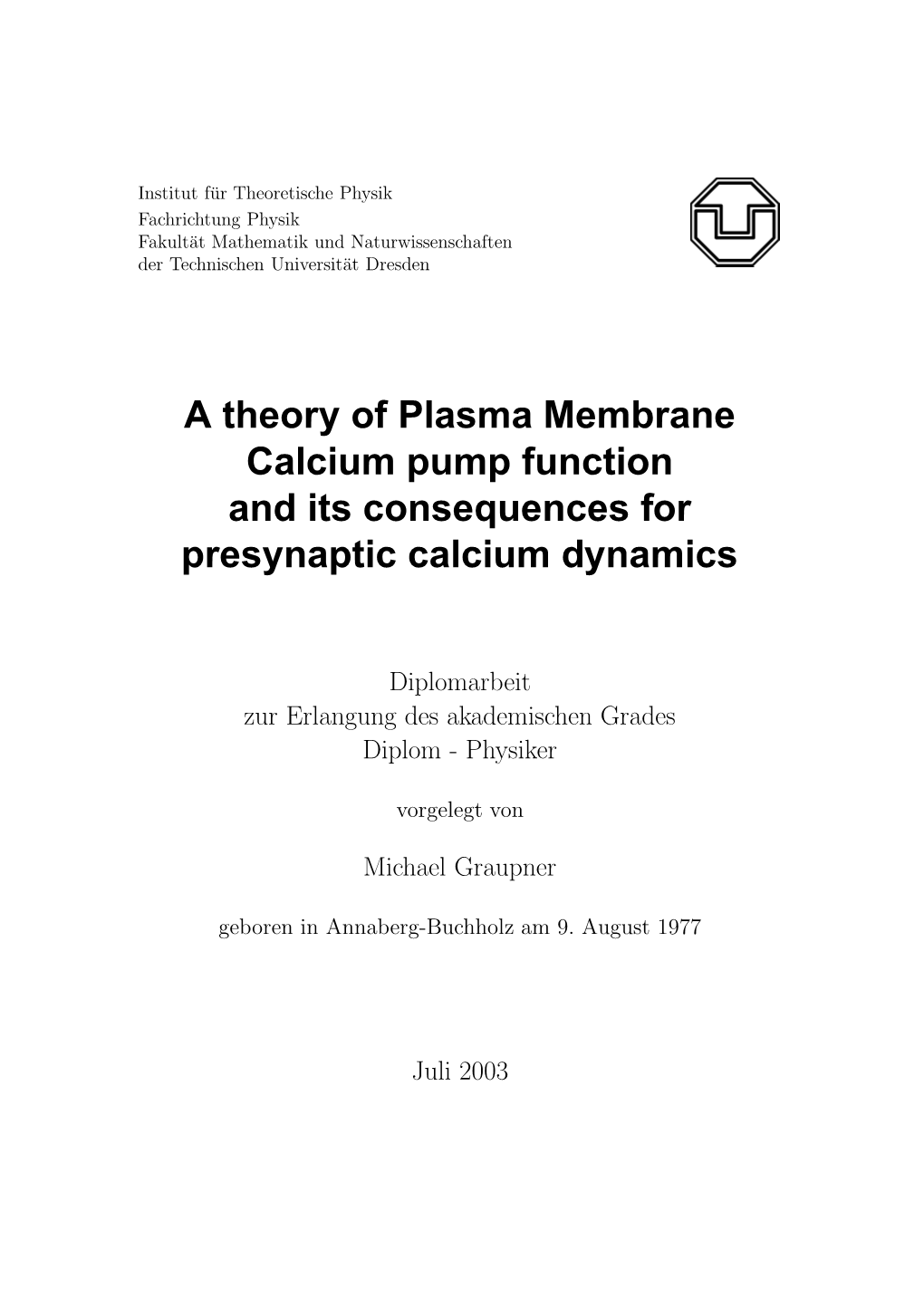 A Theory of Plasma Membrane Calcium Pump Function and Its Consequences for Presynaptic Calcium Dynamics