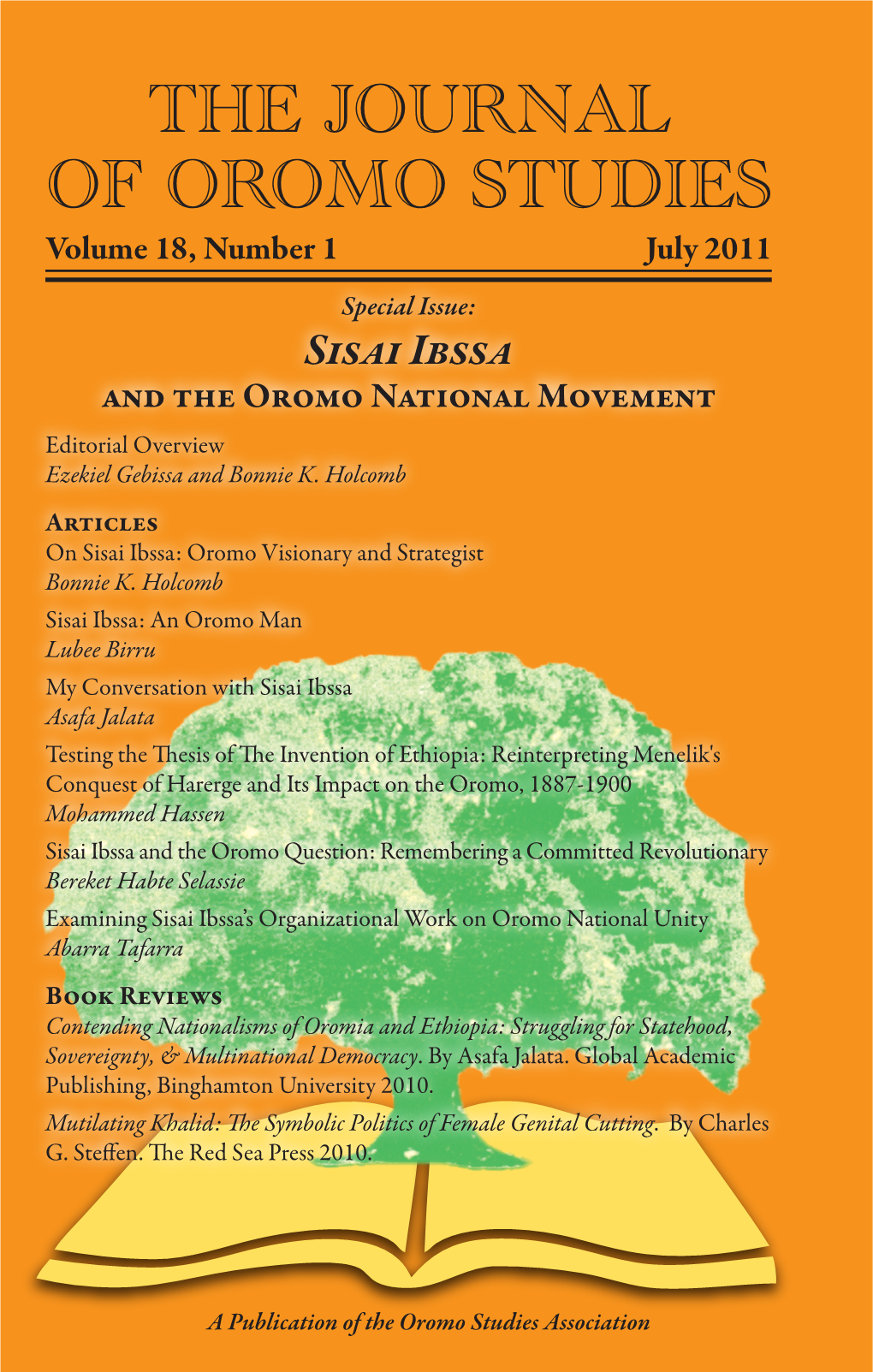 The Journal of Oromo Studies the Journal of Oromo Studies R S