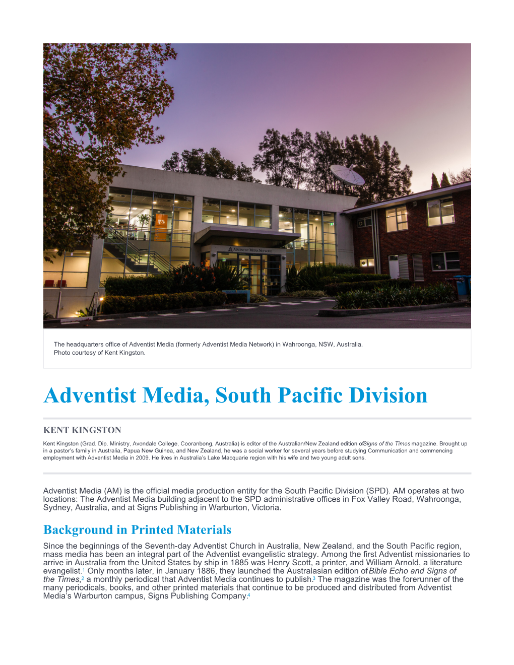 Adventist Media, South Pacific Division