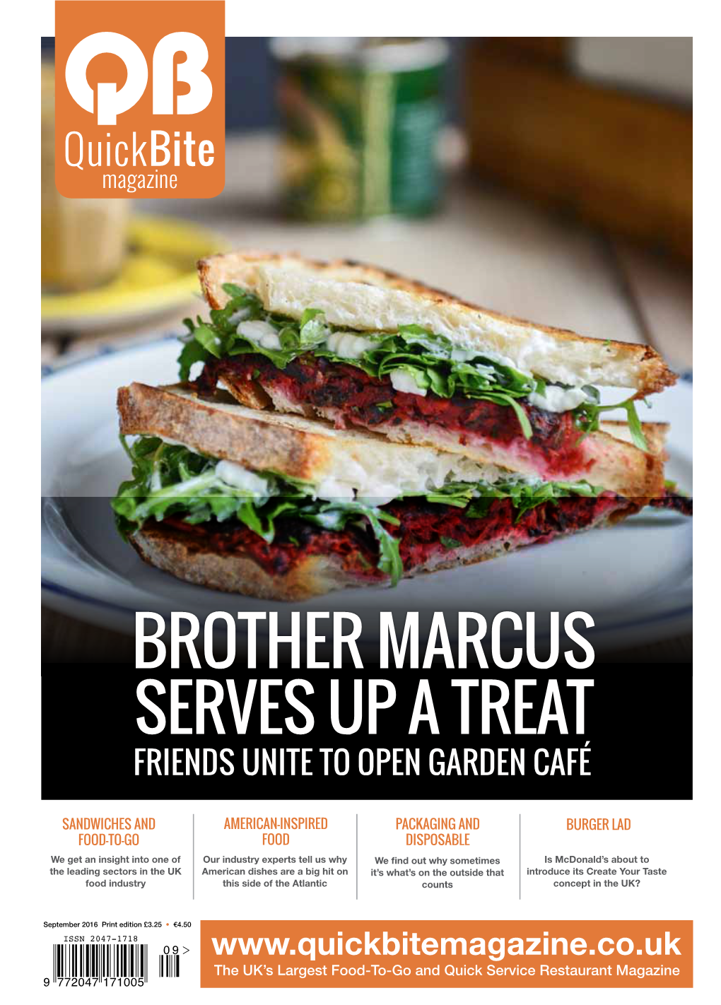 Brother Marcus Serves up a Treat Friends Unite to Open Garden Café