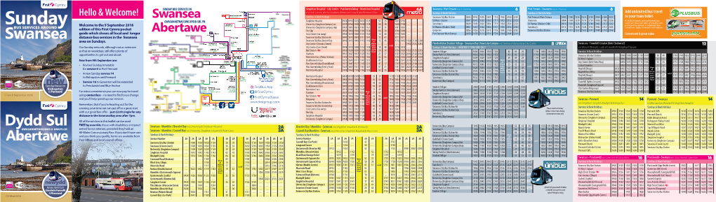 Swansea Sunday Services #WEB Sep18.Pdf