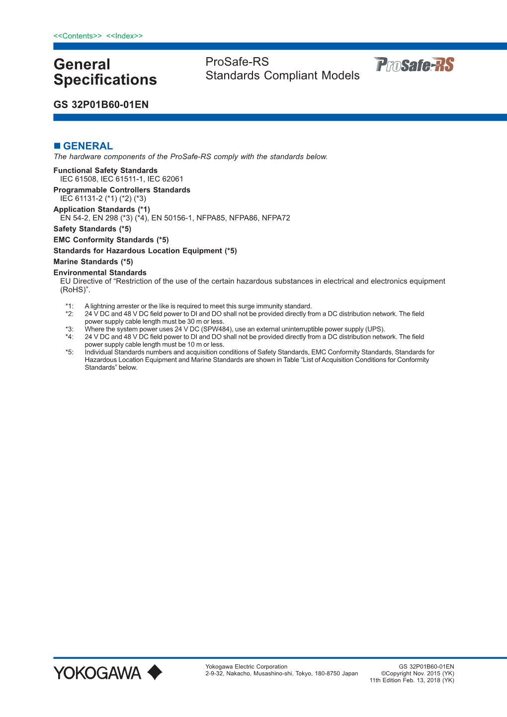 Prosafe-RS Standards Compliant Models