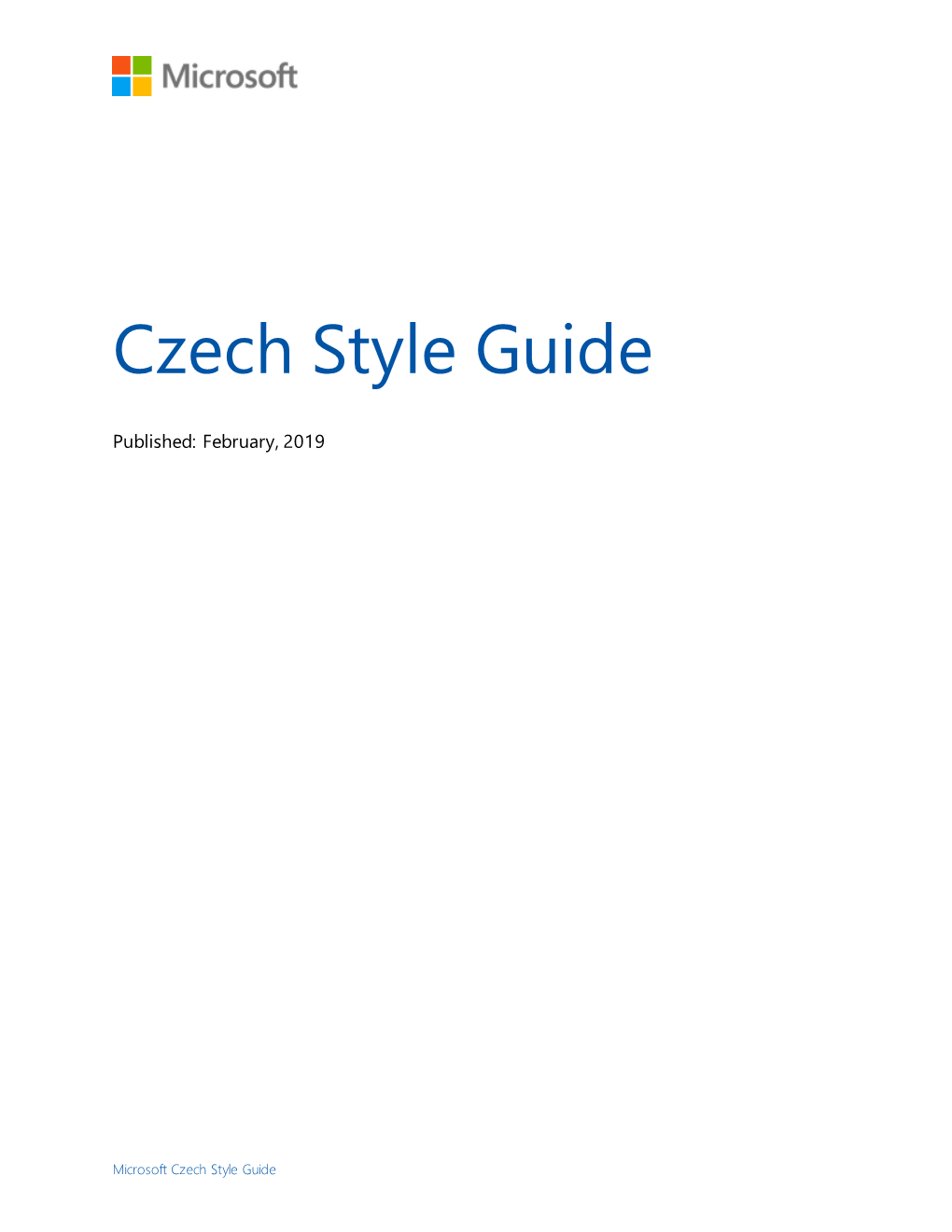 Czech Style Guide