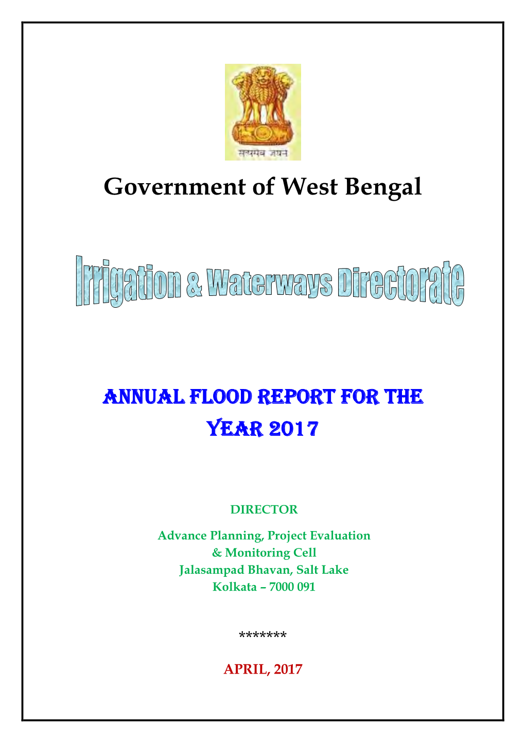 Annual Flood Report 2017