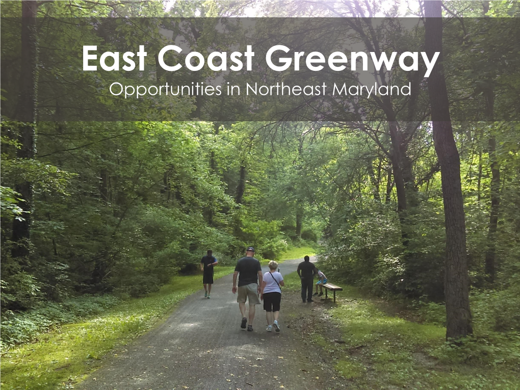 East Coast Greenway in Maryland/Delaware