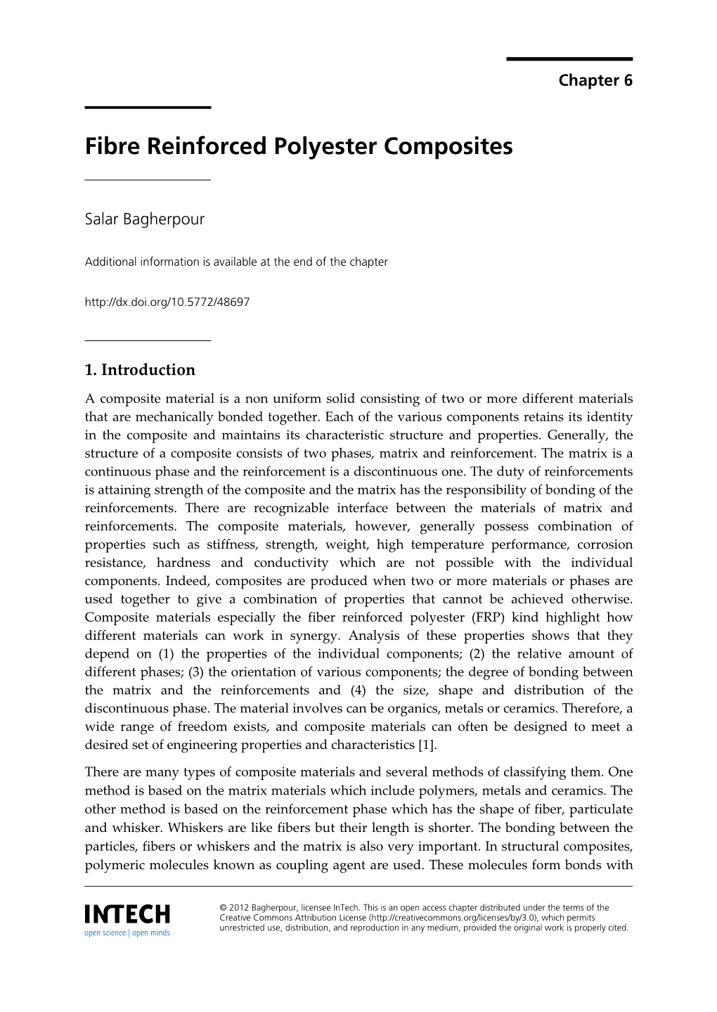 Fibre Reinforced Polyester Composites