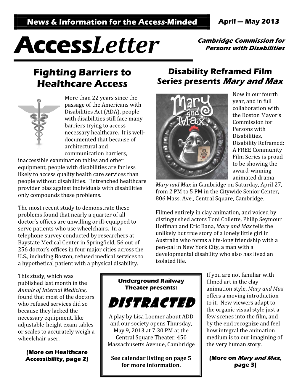 Access Letter Dec 2012 Jan 2013 FINAL