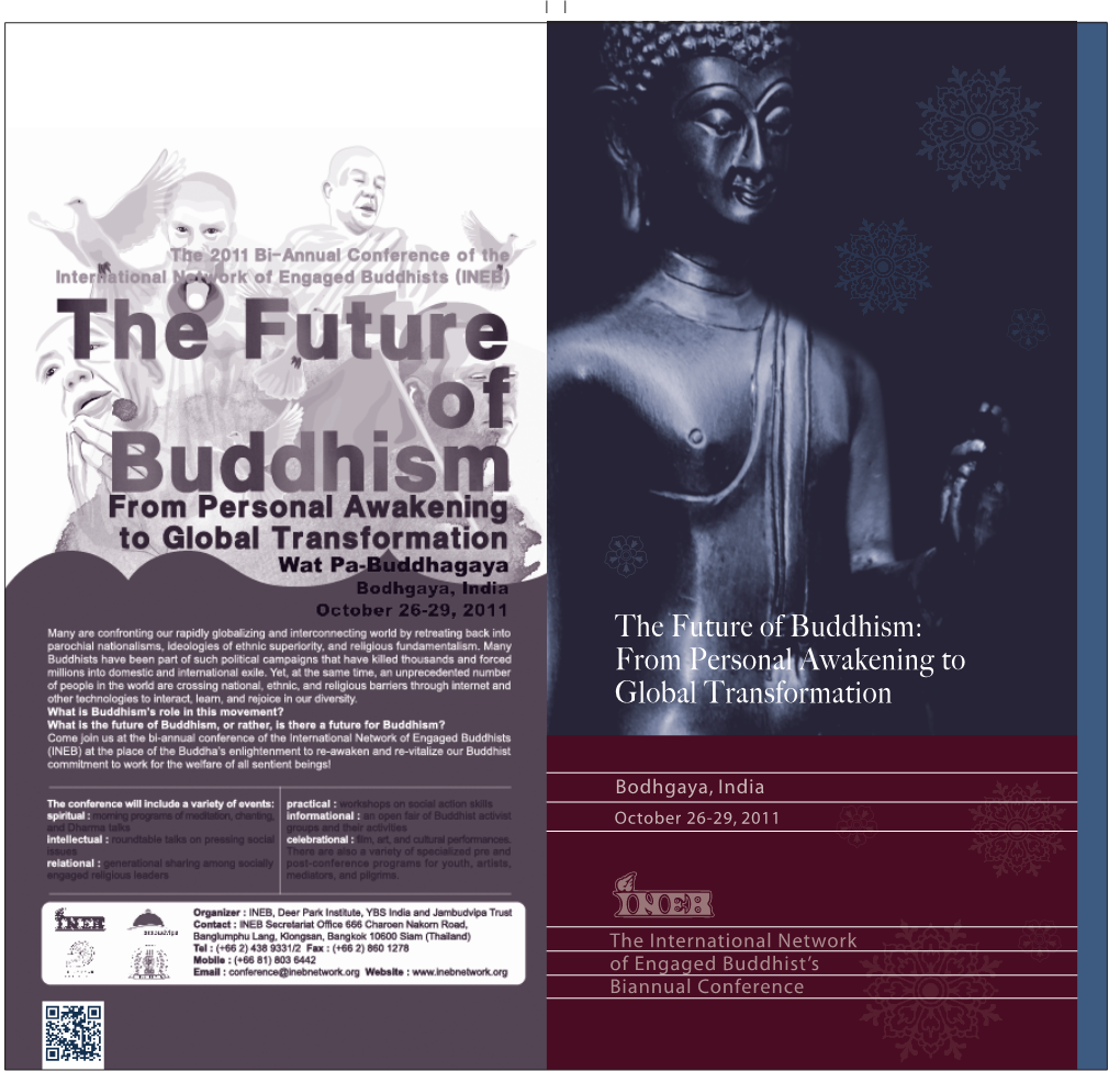 The Future of Buddhism: from Personal Awakening to Global Transformation