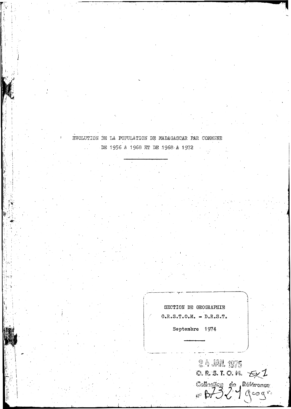 Evolution De La Population De Madagascar Par Commune De 1956