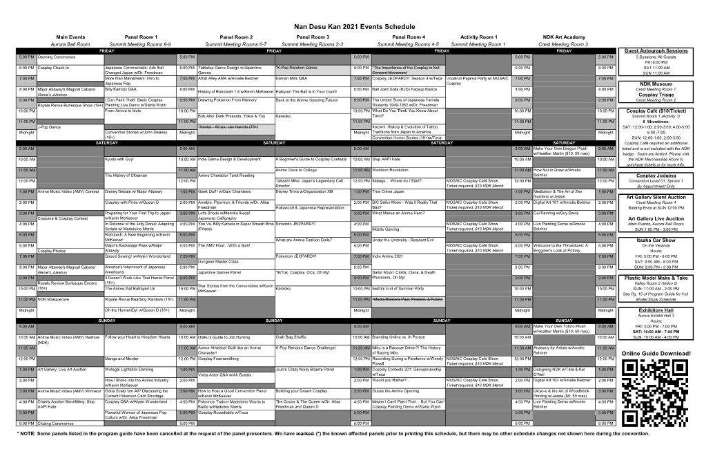 2021 Events Schedule 11X17 29AUG21.Xlsx