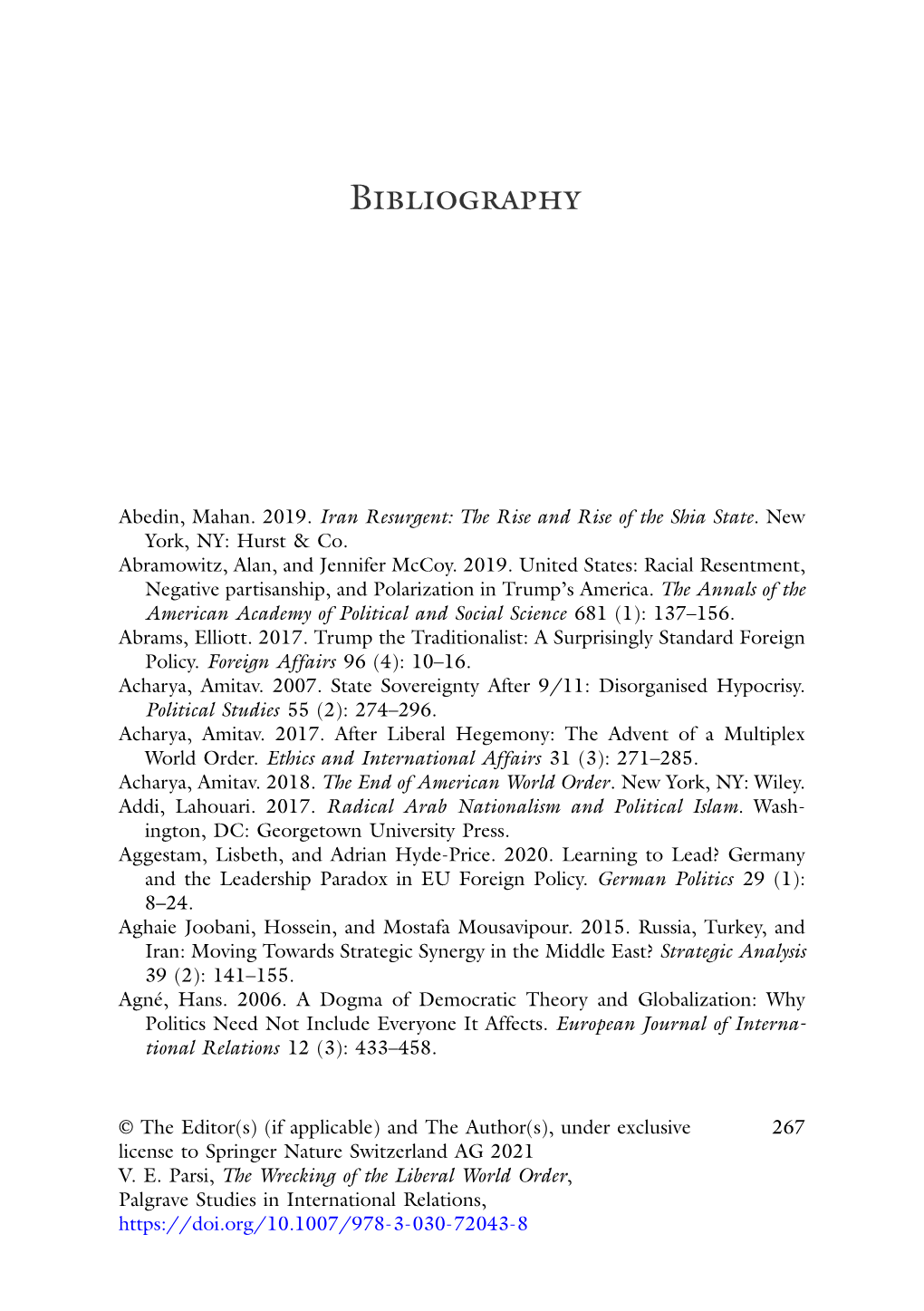 Bibliography