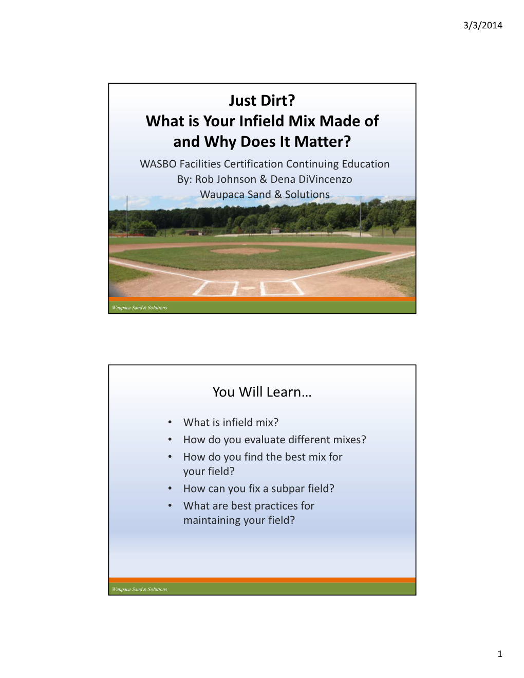 Just Dirt? What Is Your Infield Mix Made of and Why Does It Matter?