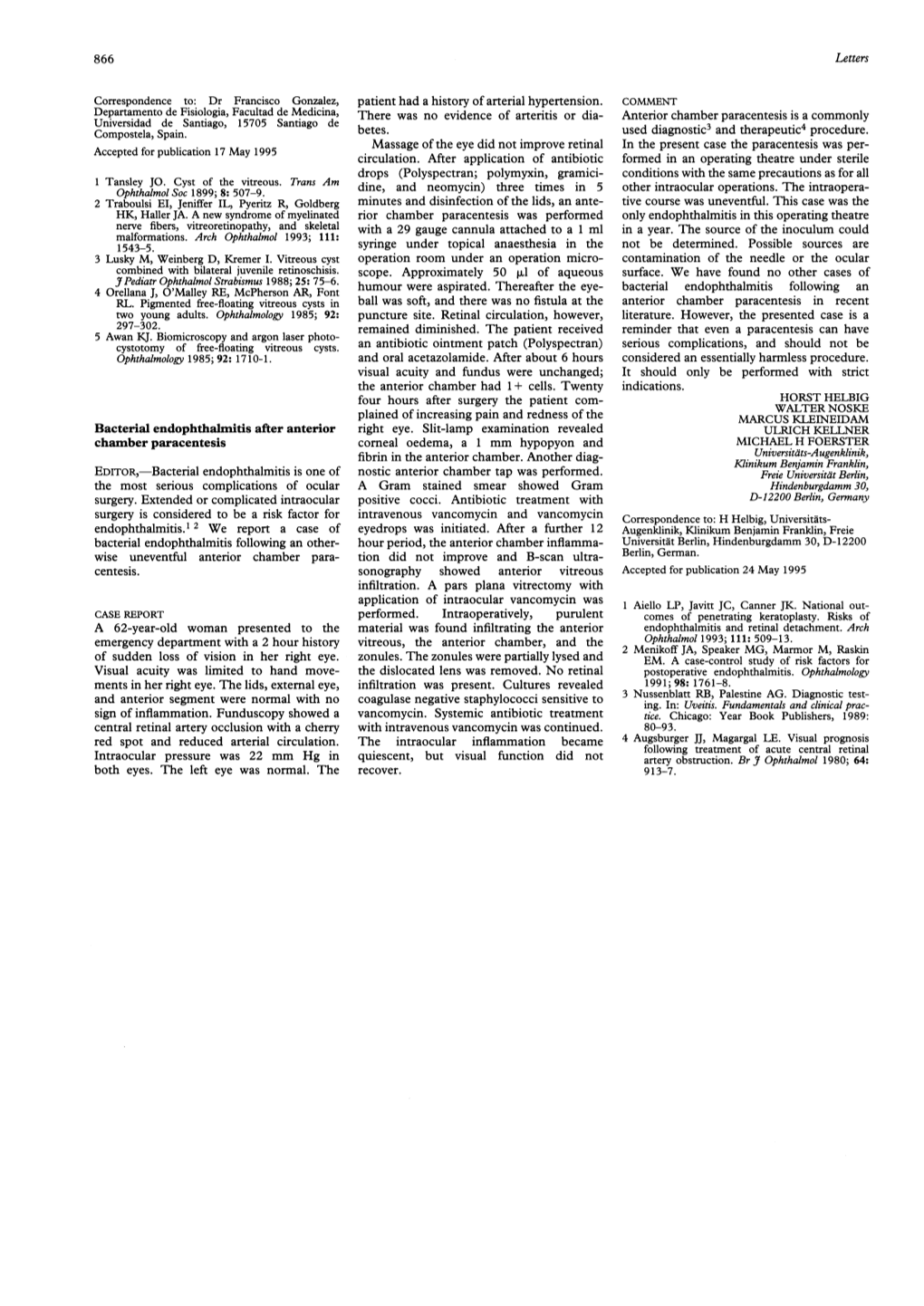 Chamber Paracentesis EDIFOR