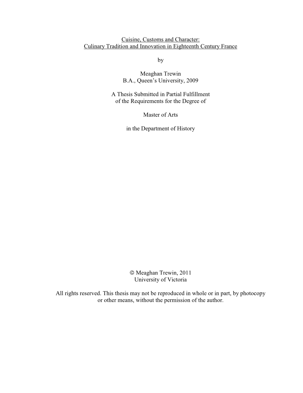 Uvic Thesis Template