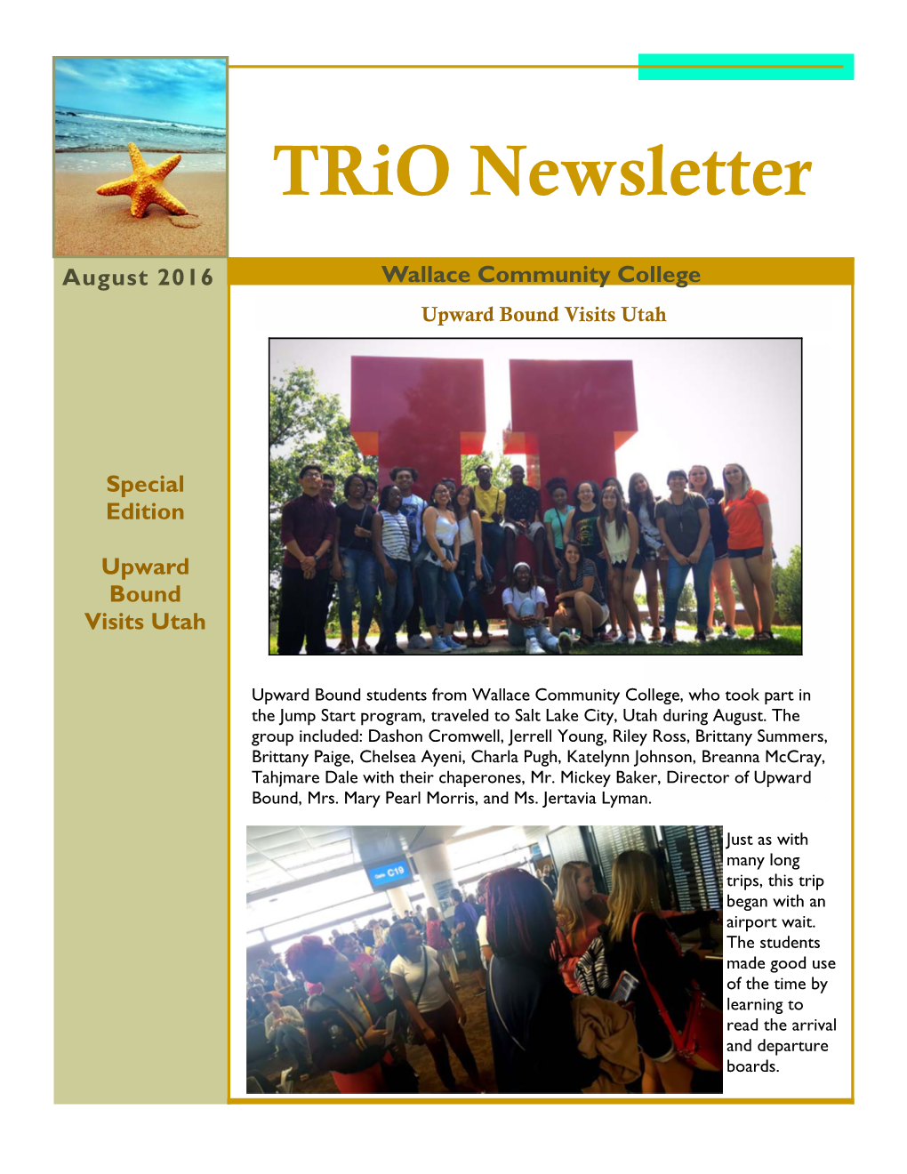 Trio Newsletter