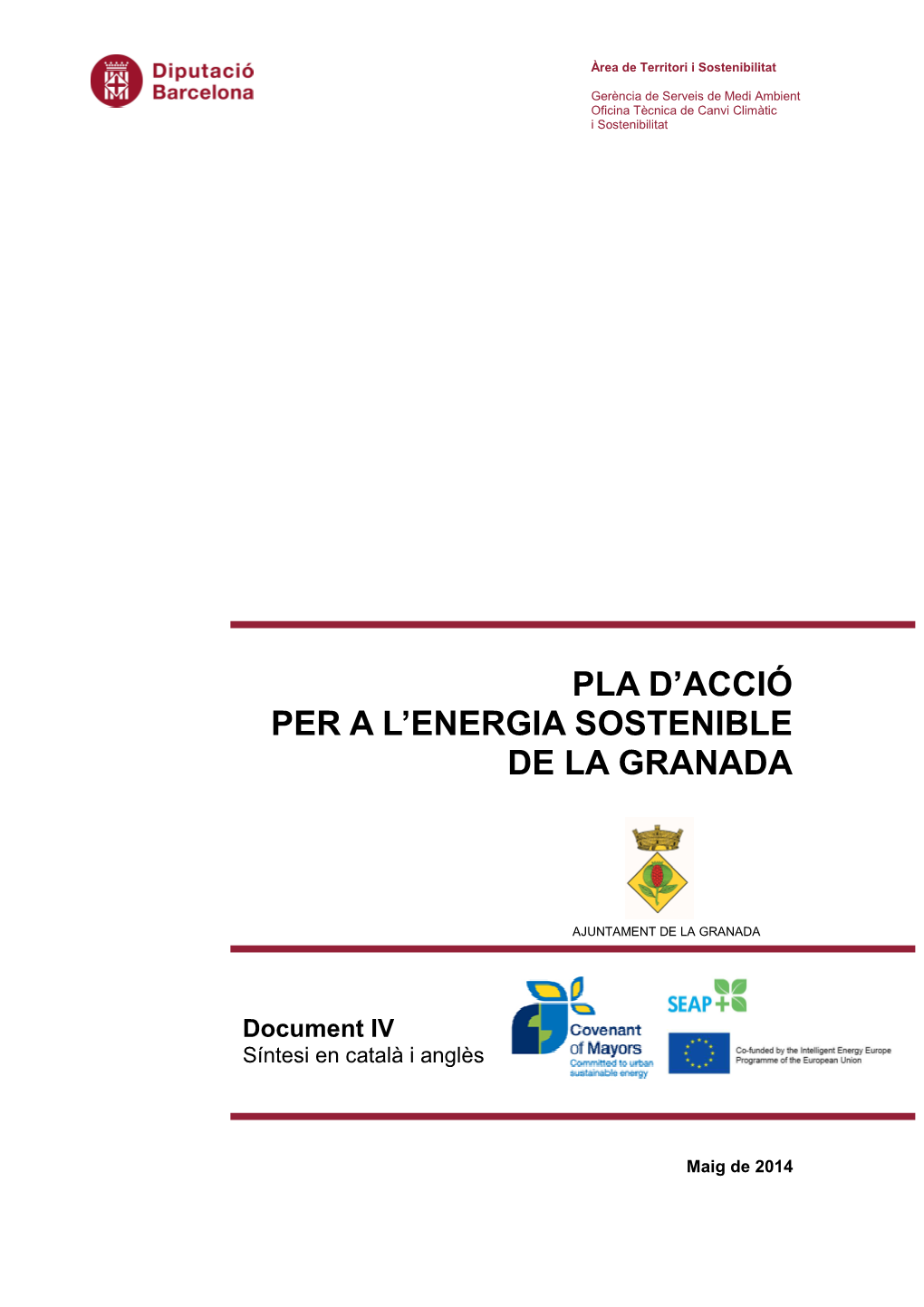 Pla D'acció Per a L'energia Sostenible De La Granada