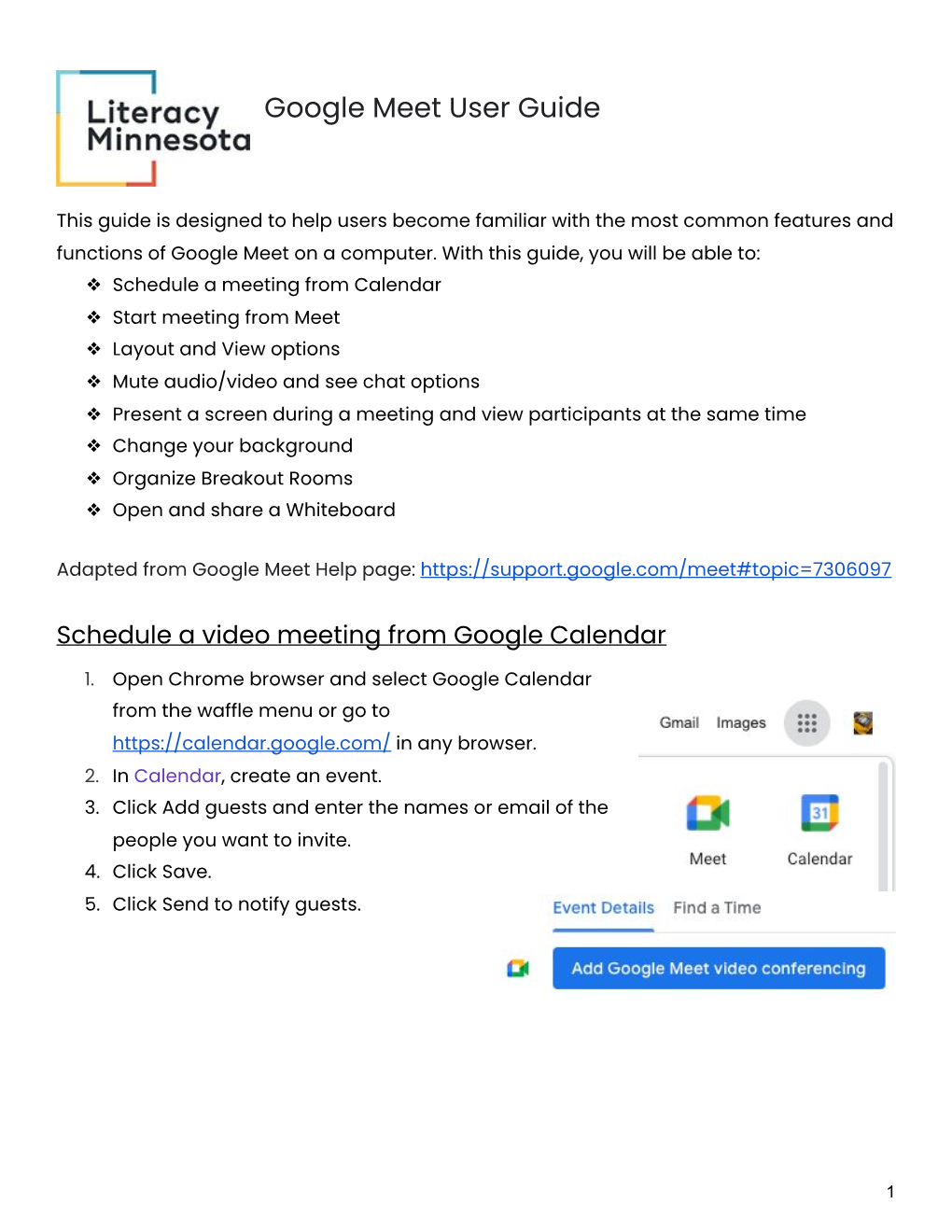 Google Meet User Guide