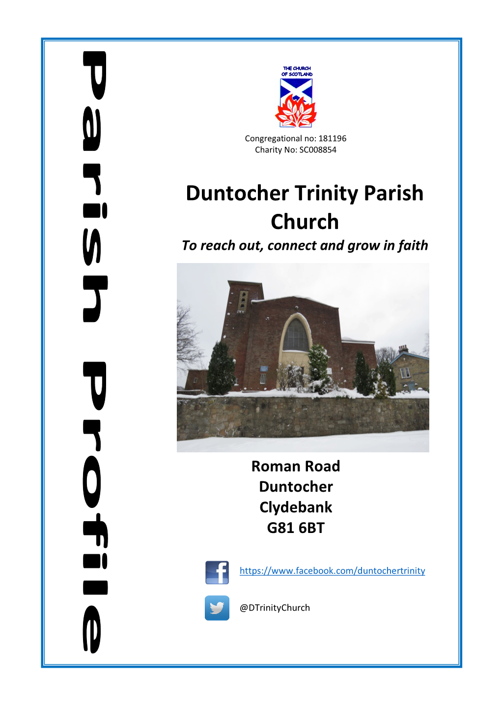 Duntocher Trinity Church Parish Profile 2018