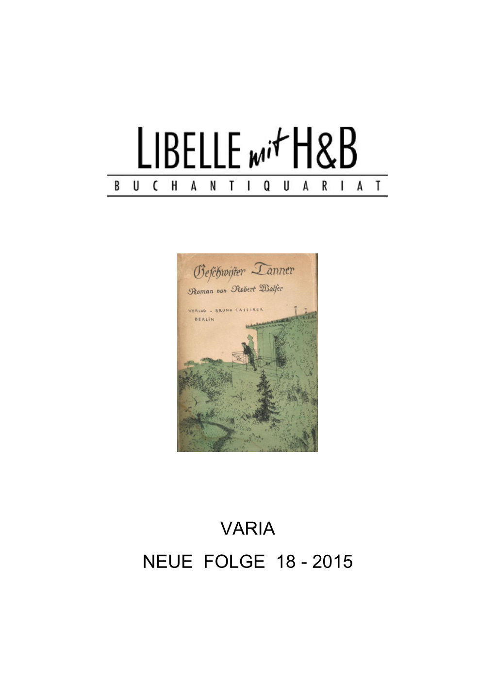 Varia Neue Folge 18 - 2015