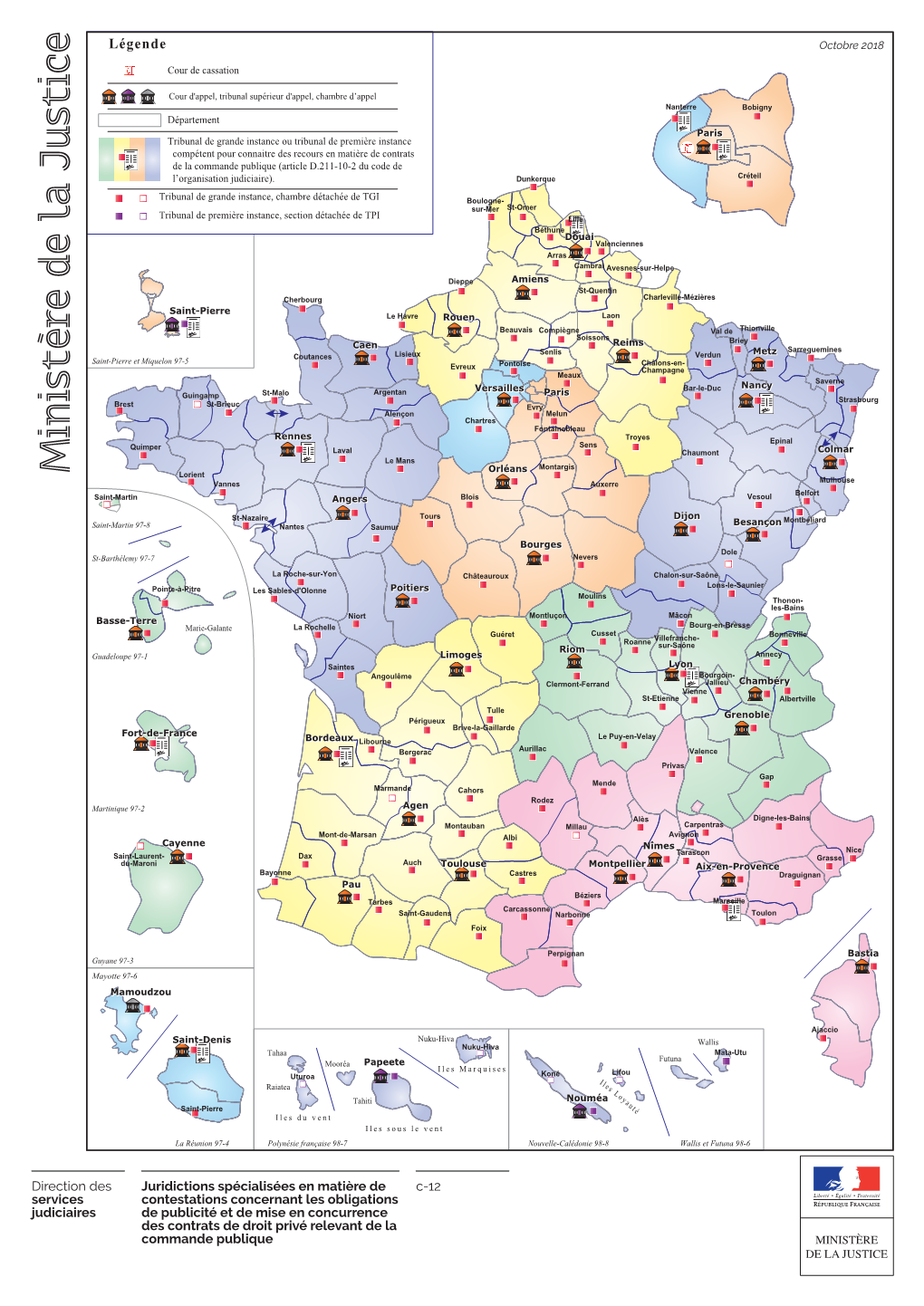 Ministère De La Justice Ministère Orléans Lorient Mulhouse Vannes Auxerre Belfort Saint-Martin Angers Blois Vesoul