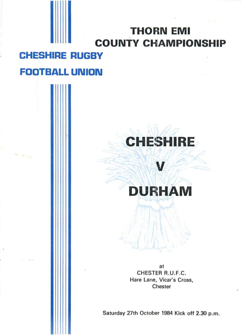 Cheshire V Durham