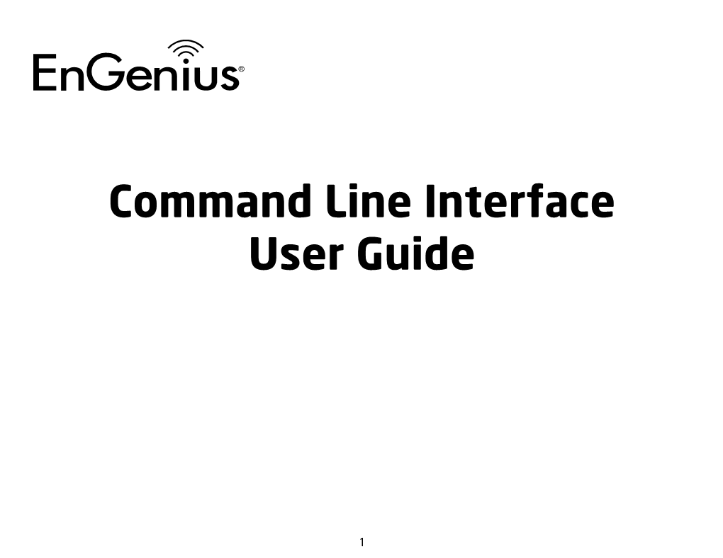 Command Line Interface User Guide