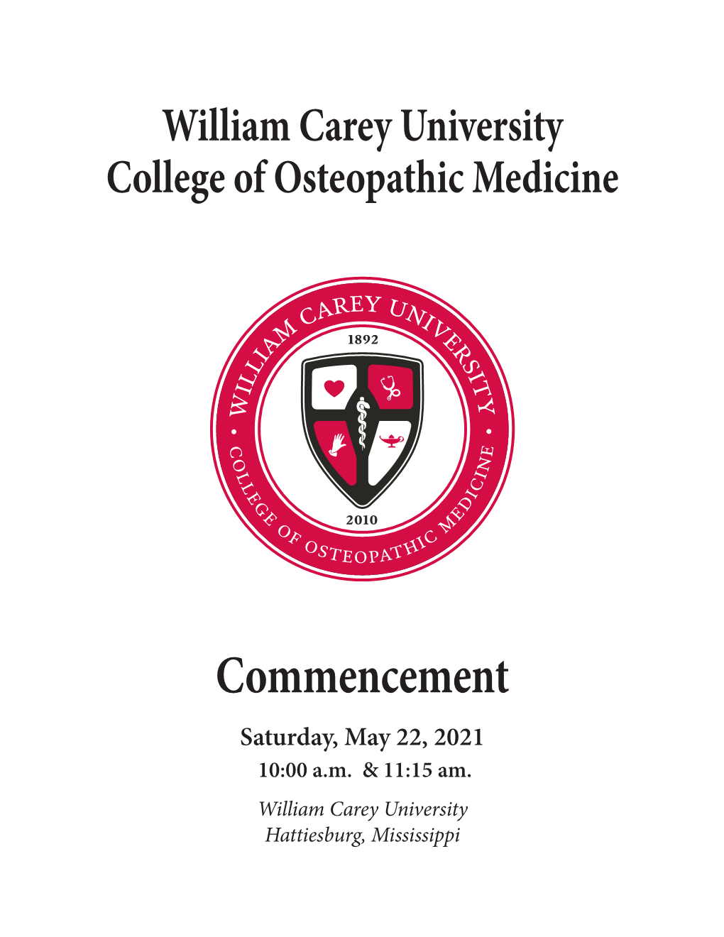 To Download a Copy of the College of Osteopathic Medicine Program