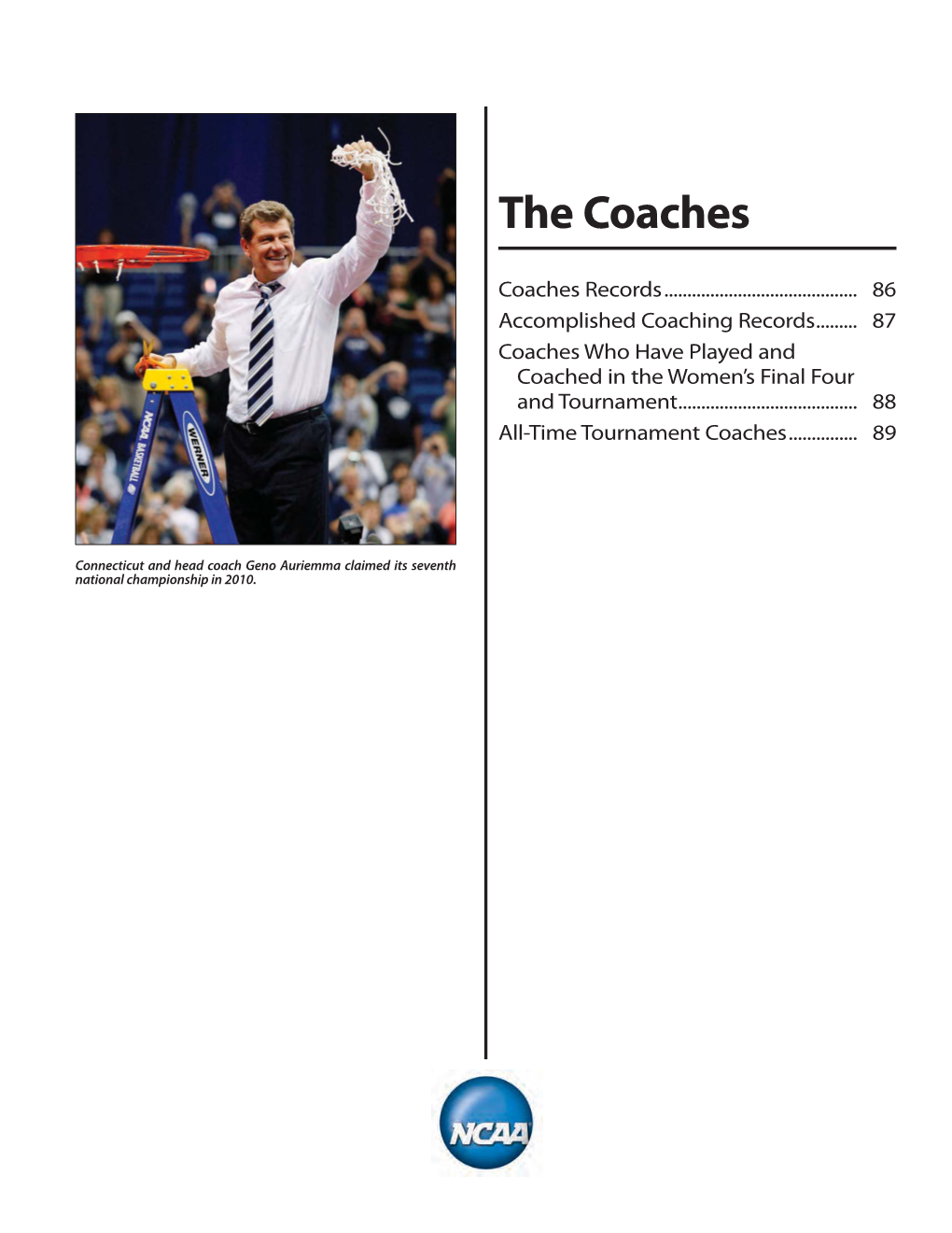 2011 NCAA Women's Final Four Records